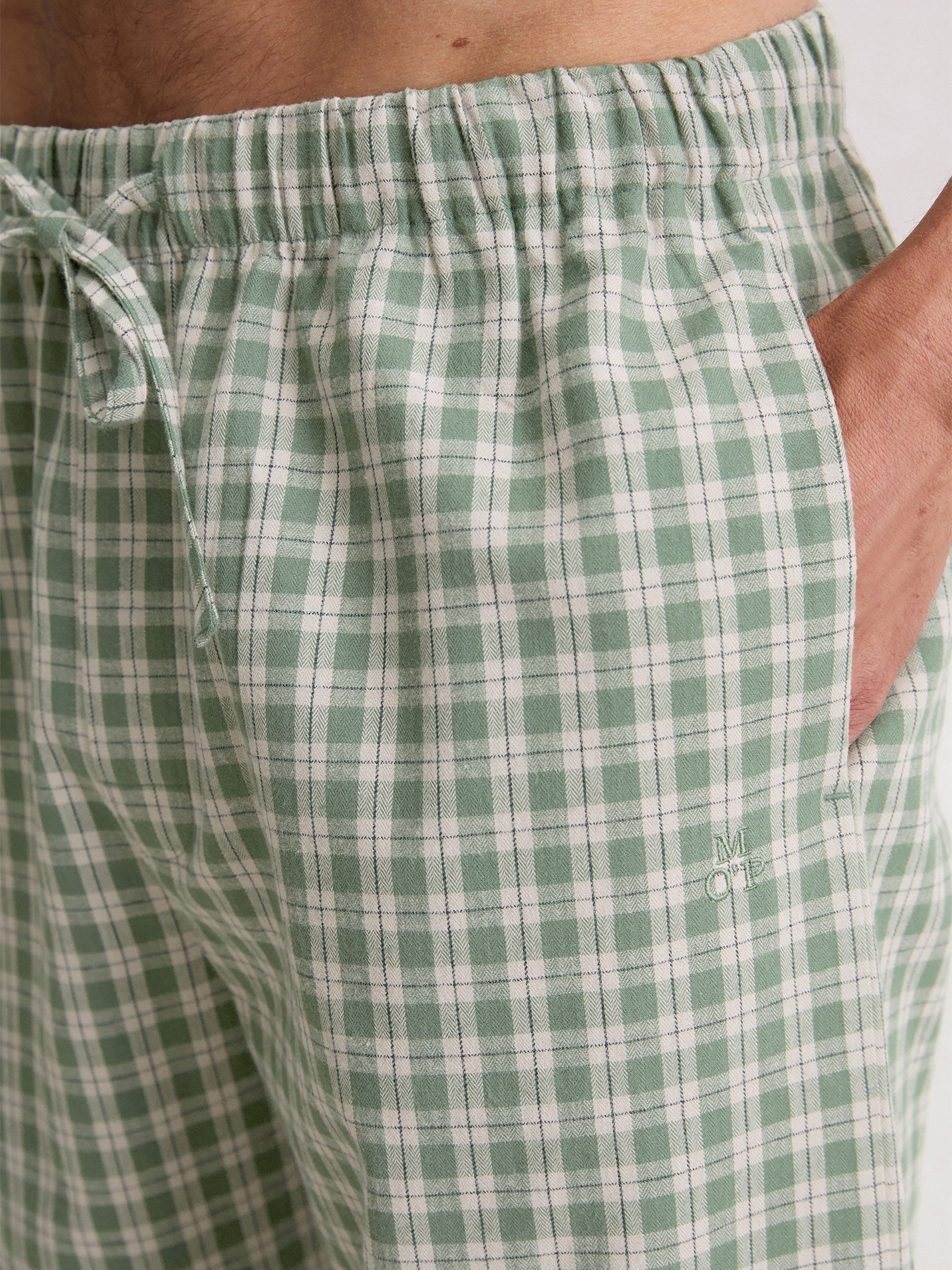 Marc O'Polo Pyjamahose Cozy Flannel schlaf-hose pyjama schlafmode