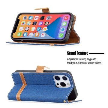 König Design Handyhülle Apple iPhone 13, Schutzhülle Schutztasche Case Cover Etuis Wallet Klapptasche Bookstyle