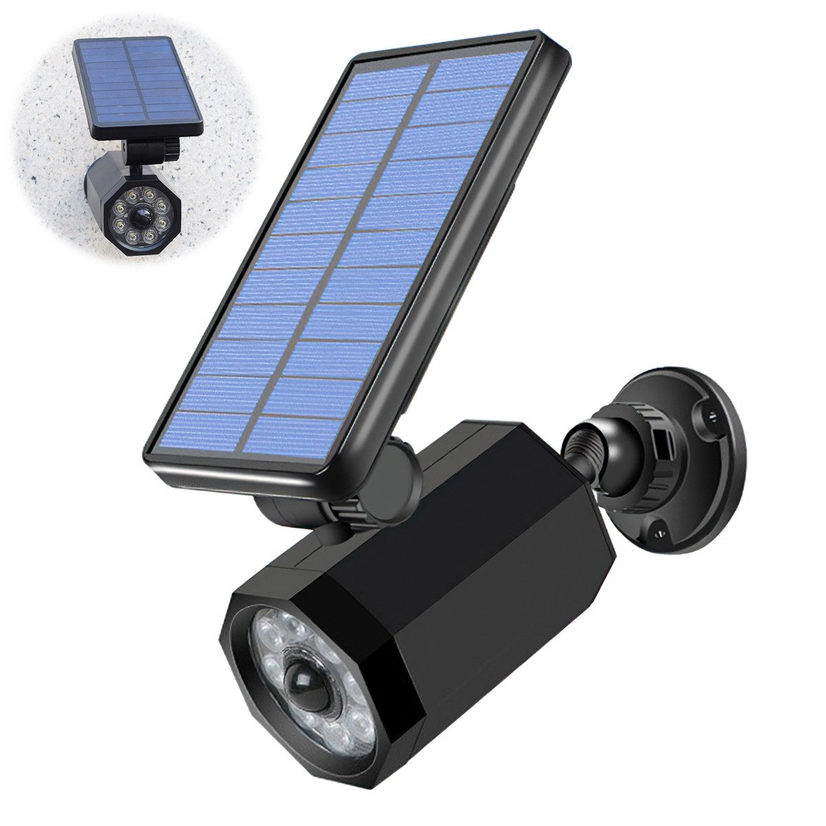 ZEUOPQ LED Außen-Wandleuchte Solar-Wandleuchte, Solar-LED Human-Infrarot-Se günstig online kaufen