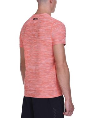 TCA T-Shirt TCA Herren Galaxy Laufshirt - Orange, XL (1-tlg)