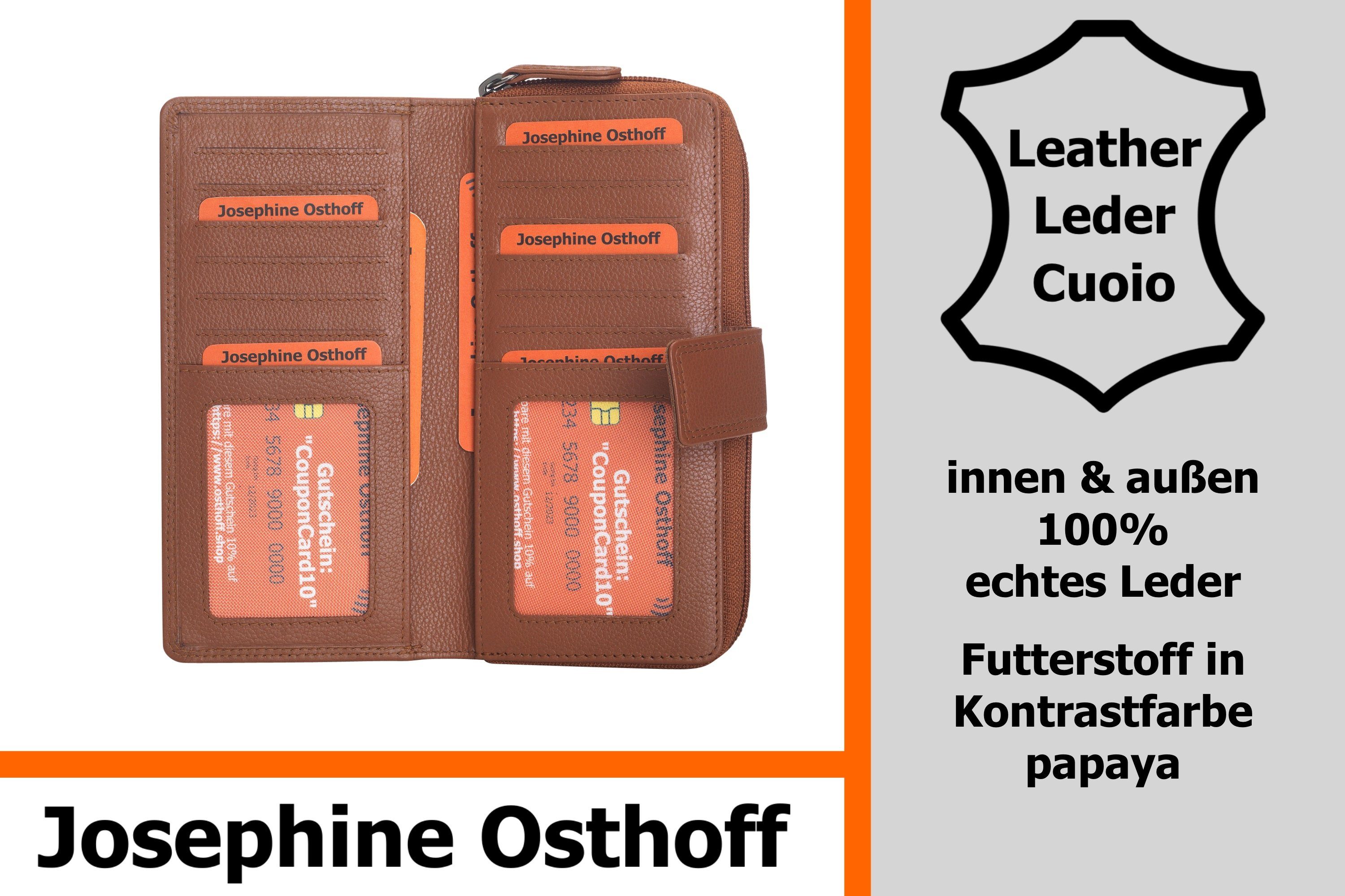 Josephine Osthoff Geldbörse Bremen Geldbörse kompakt caramel