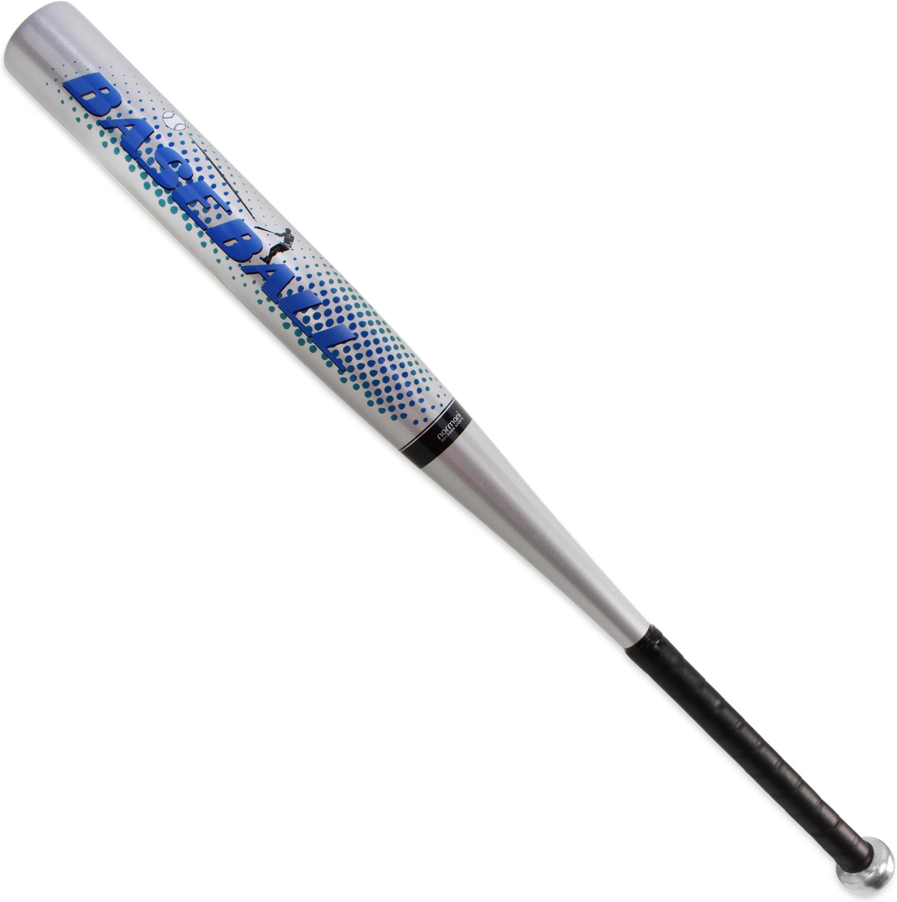 normani Baseball Baseballschläger 34 Zoll Spotter, Aluminiumbaseballschläger mit sportlichem Design Blau