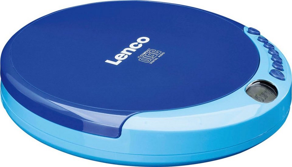 Lenco CD-010 Stereo-CD Player, Batterie- und Netzfunktion (2 x AA-Batterien  einsetzbar)