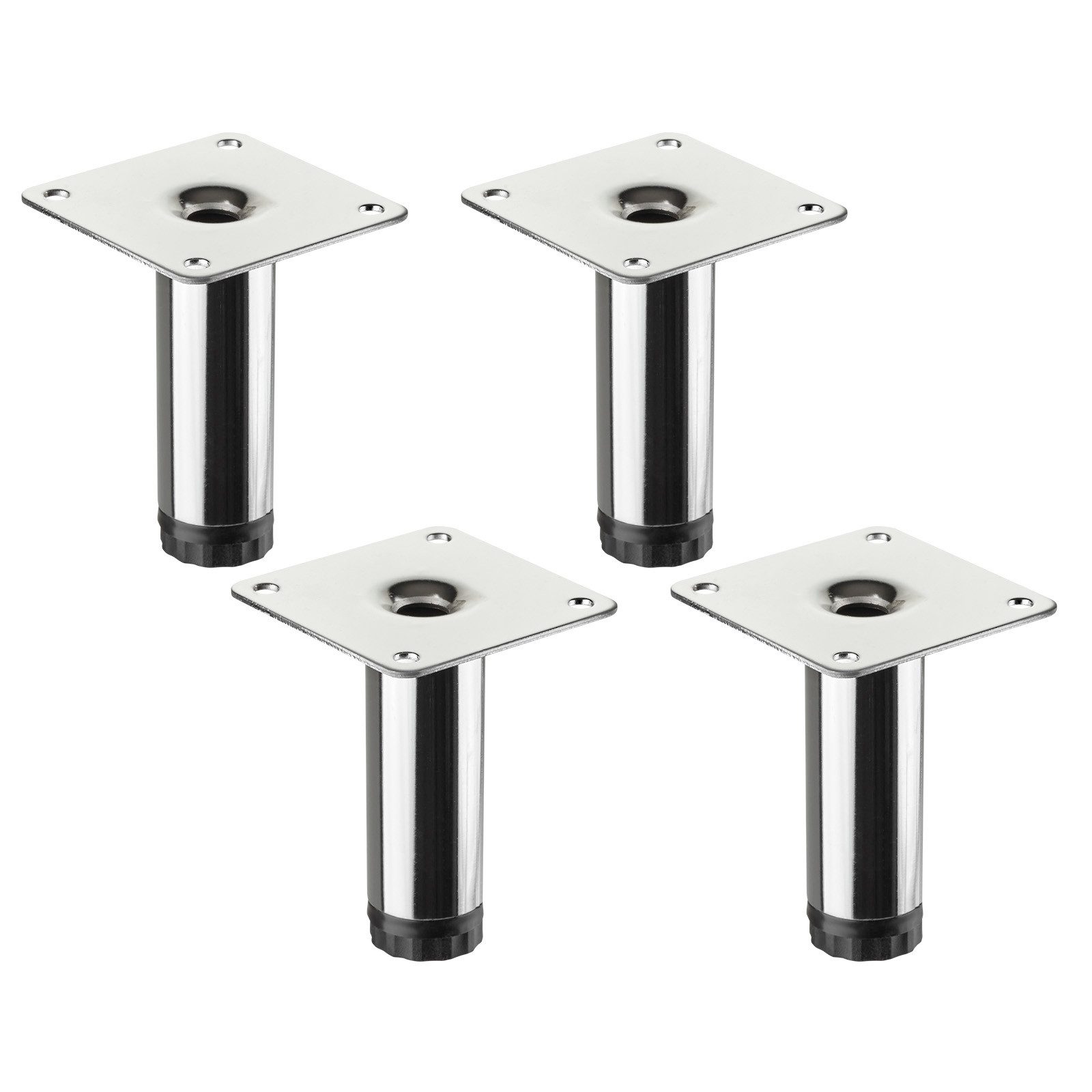 SO-TECH® Möbelfuß LIMA Ø 25 mm höhenverstellbar 10 mm Vitrinenfuß Sockelfuß günstig online kaufen