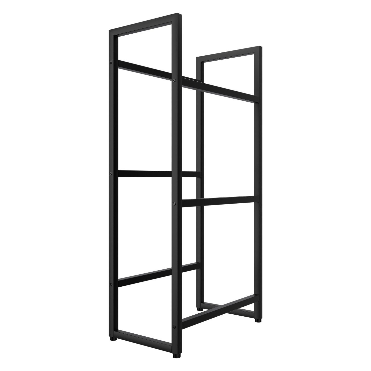 TroniTechnik Regal Getränkekistenregal Stahl schwarz 55x32x112 cm, 3 Ebenen günstig online kaufen