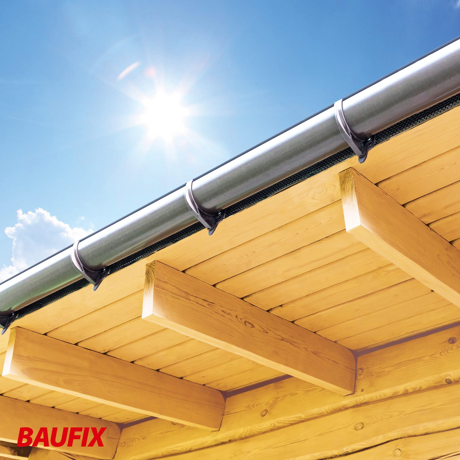 Baufix Holzschutzlasur Wetterschutz-Holzgel seidenglänzend, 5 Liter für ca. 50 m², für Zäune, Pergolen, Holztore, Ställe, Scheunen & Verschalungen – Bild 3 von 3
