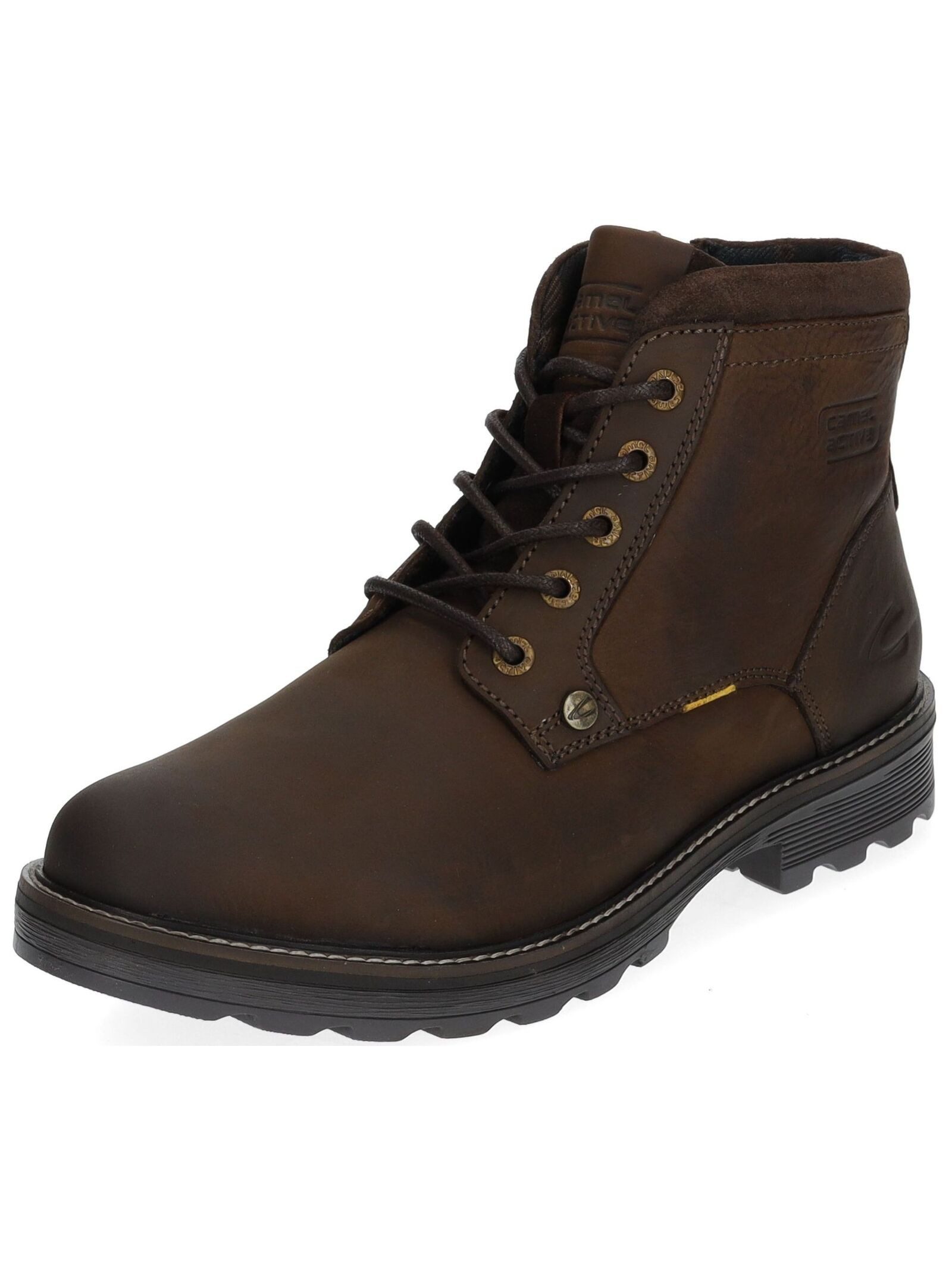 Stiefelette Leder Schnürstiefelette