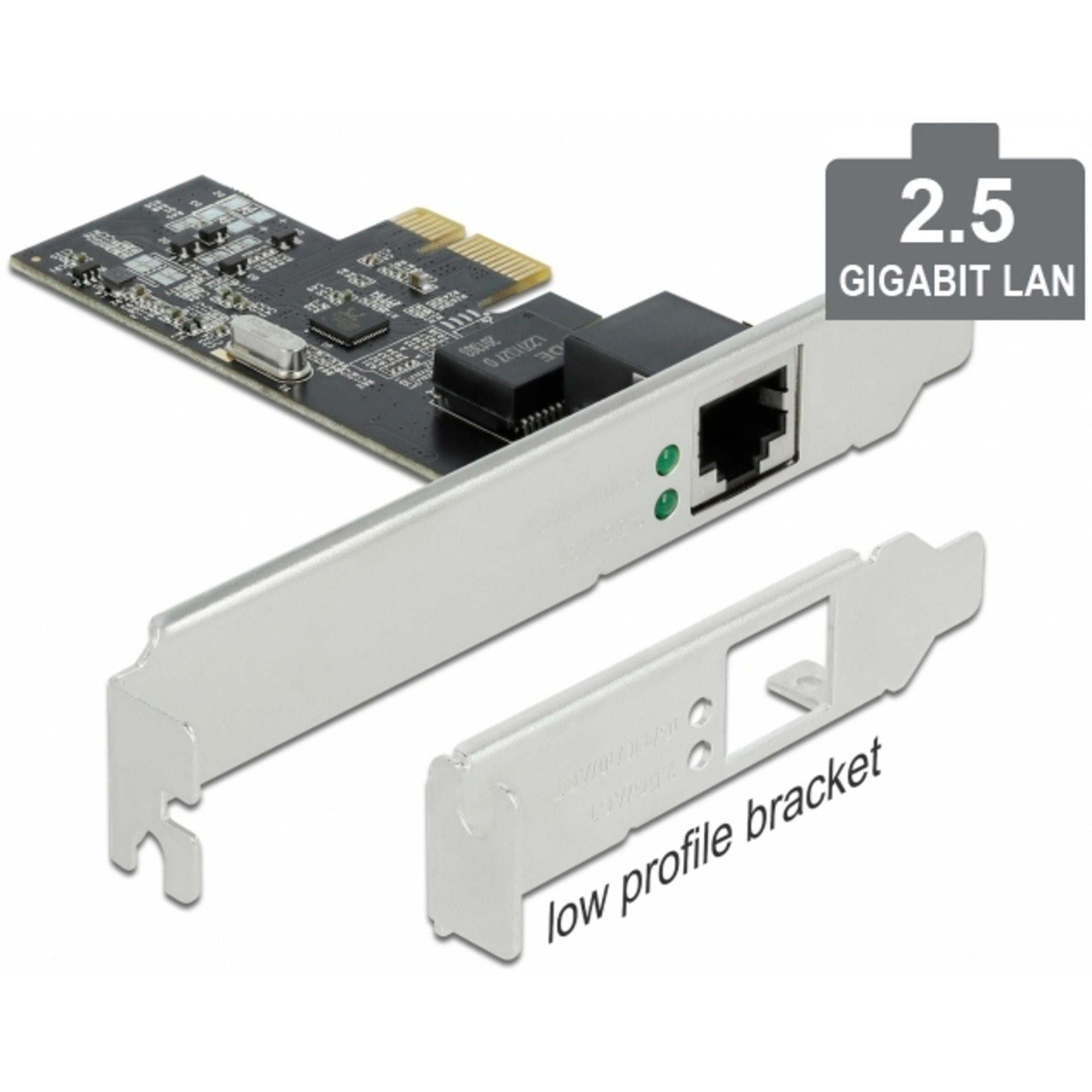 Delock DeLOCK PCI Express x1 Karte auf 1 x 2,5 Gigabit Netzwerk-Adapter
