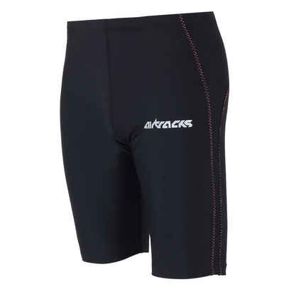 Airtracks Lauftights Damen Laufhose Kurz Pink Sporthose mit Kompressionswirkung, & Quick Dry Funktion, » S M L Xl XXL XXXL «