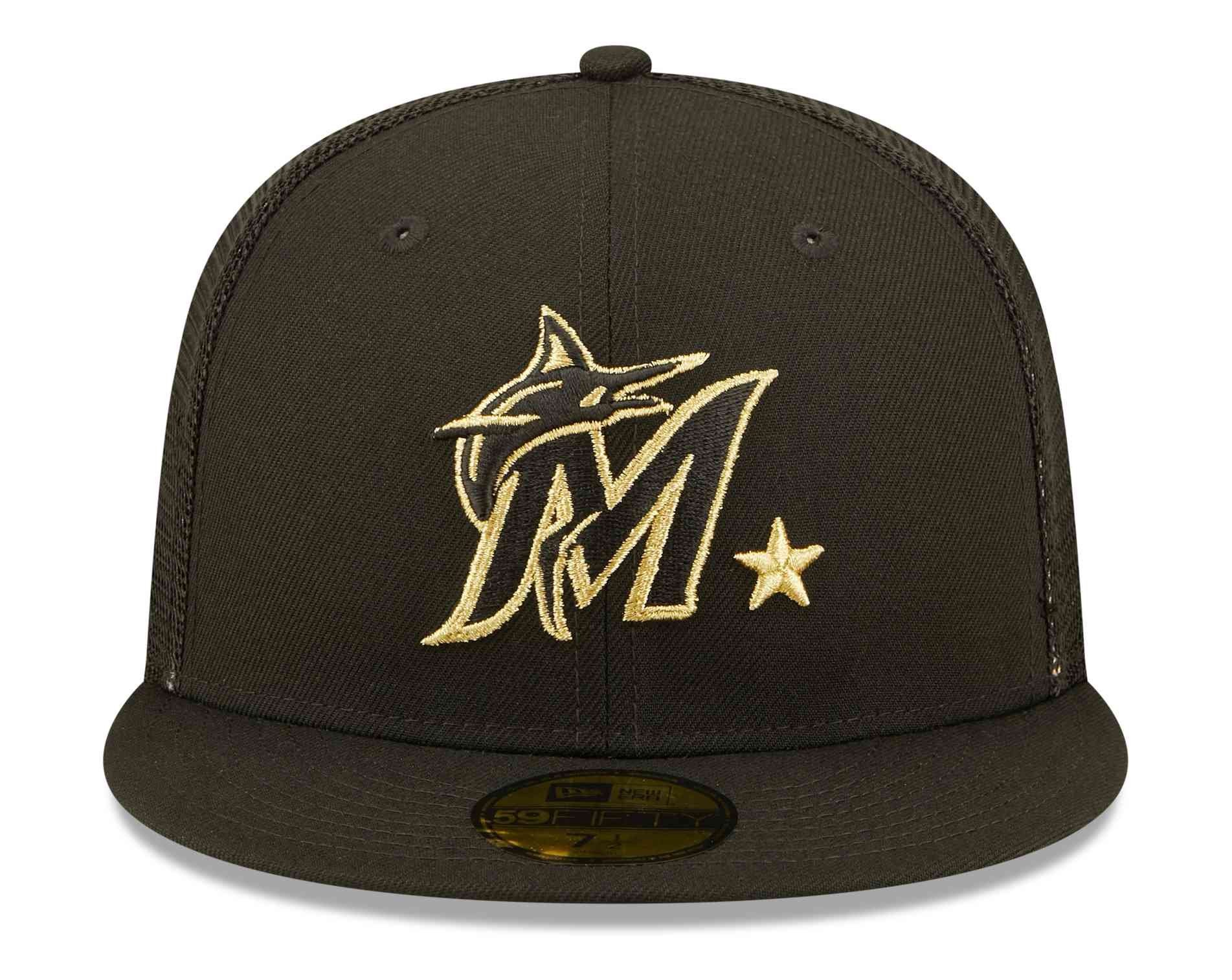 New All Fitted Game Patch Star 59Fifty Miami Cap MLB Marlins Era