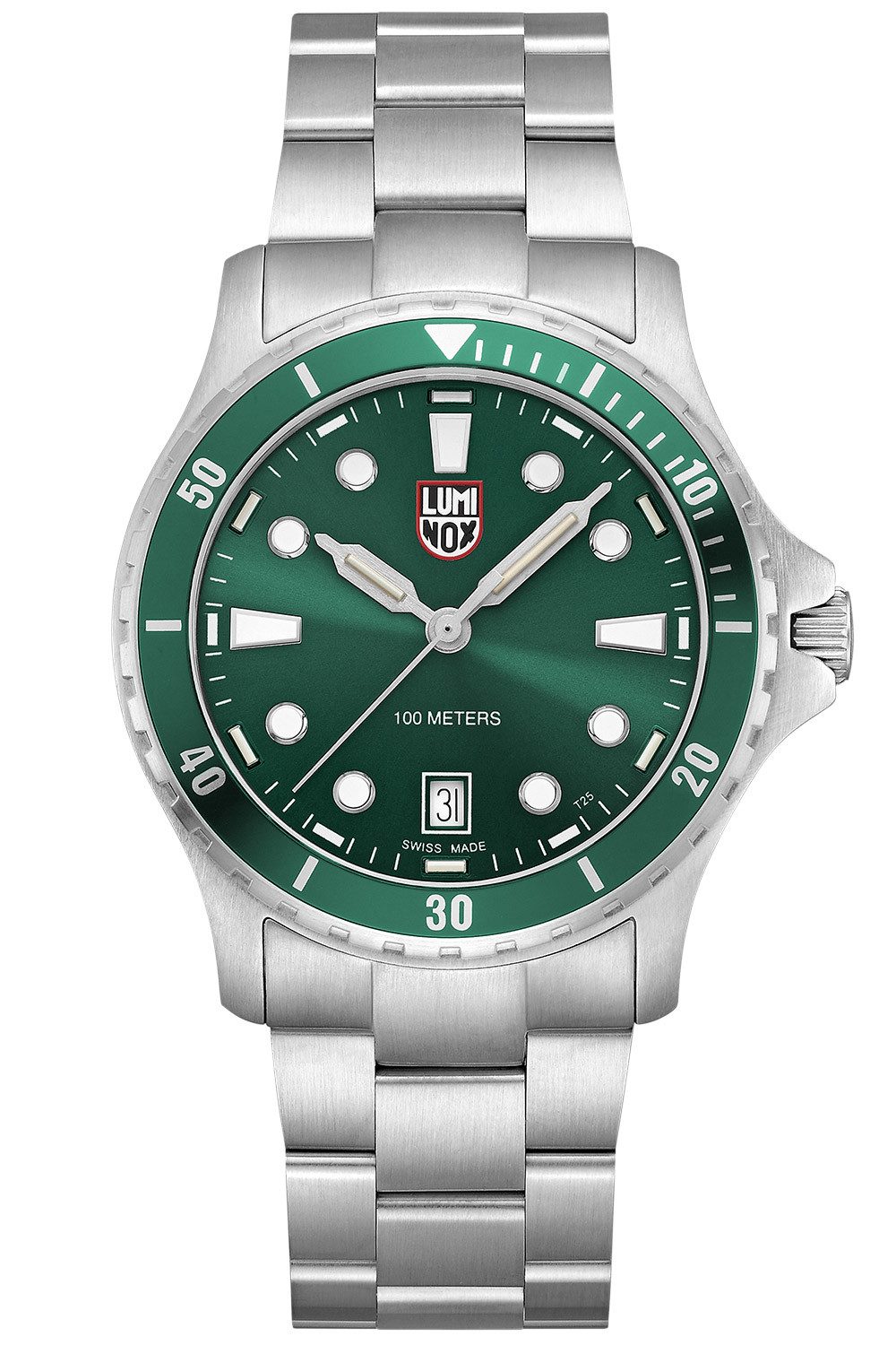 Luminox Quarzuhr Sport Timer Stahl/Grün