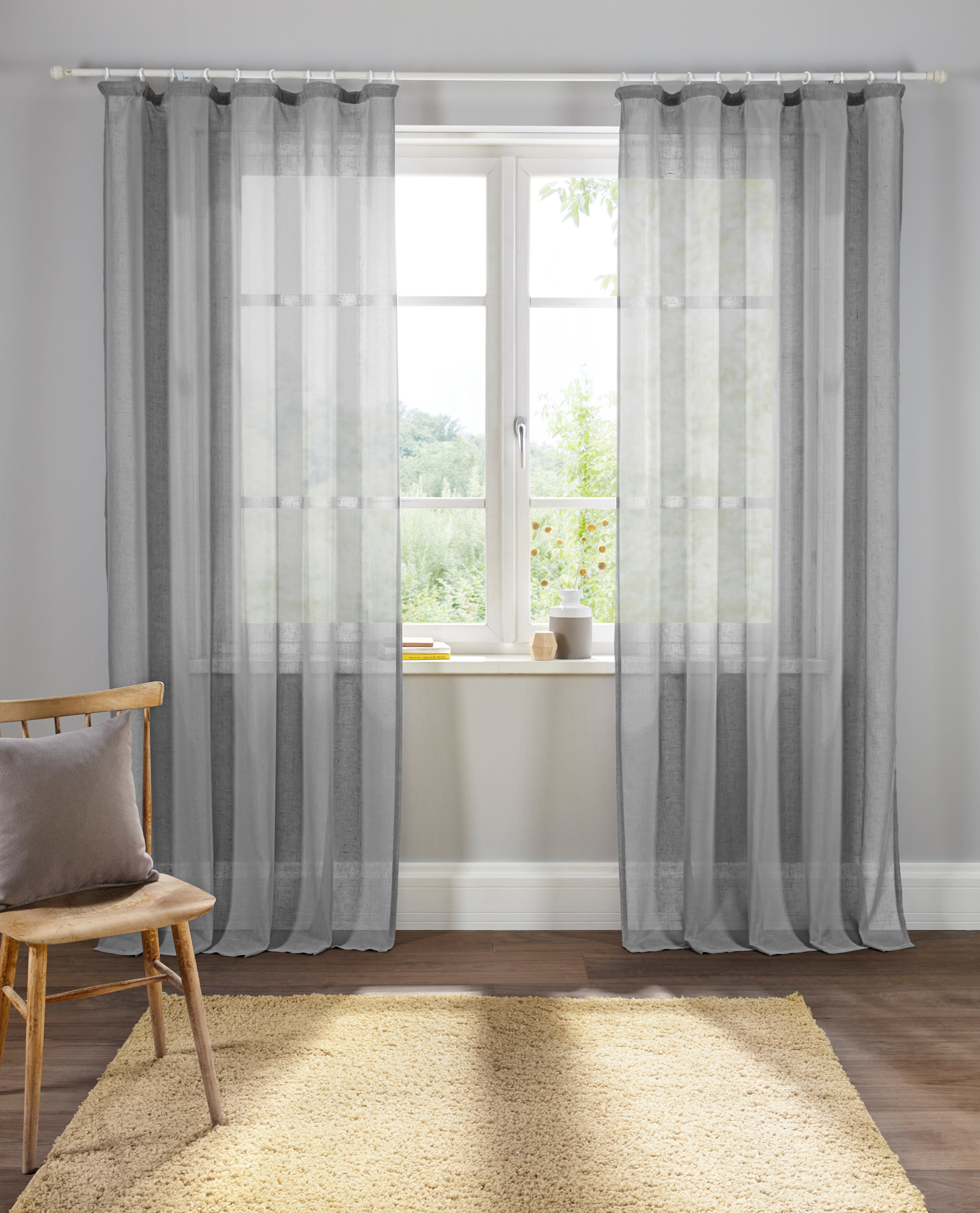 Home affaire Gardine Mara, Kräuselband (1 günstig online kaufen