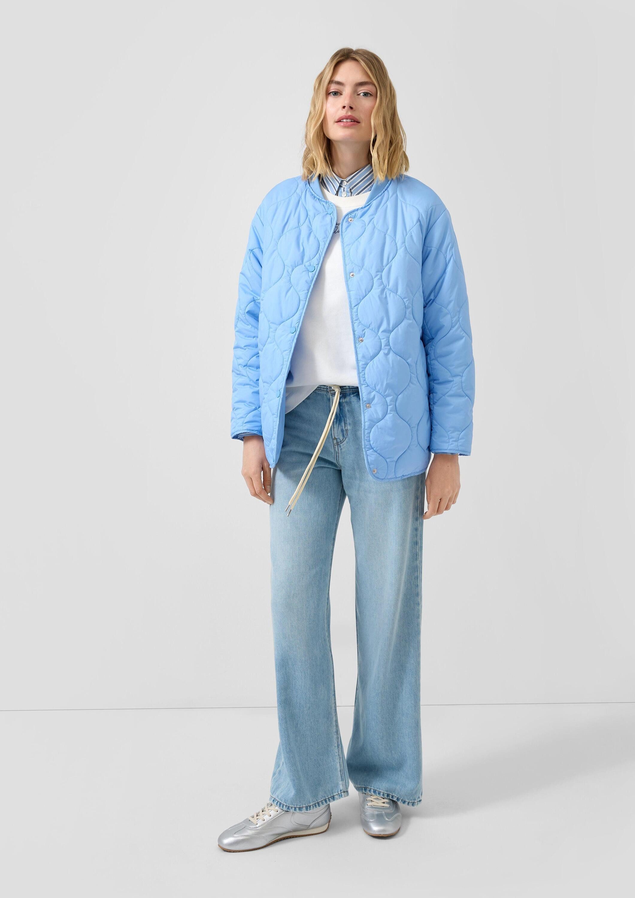 s.Oliver Funktionsjacke Outdoor-Jacke Steppjacke mit Bomberkragen und seitlichen Schlitzen – Bild 5 von 5