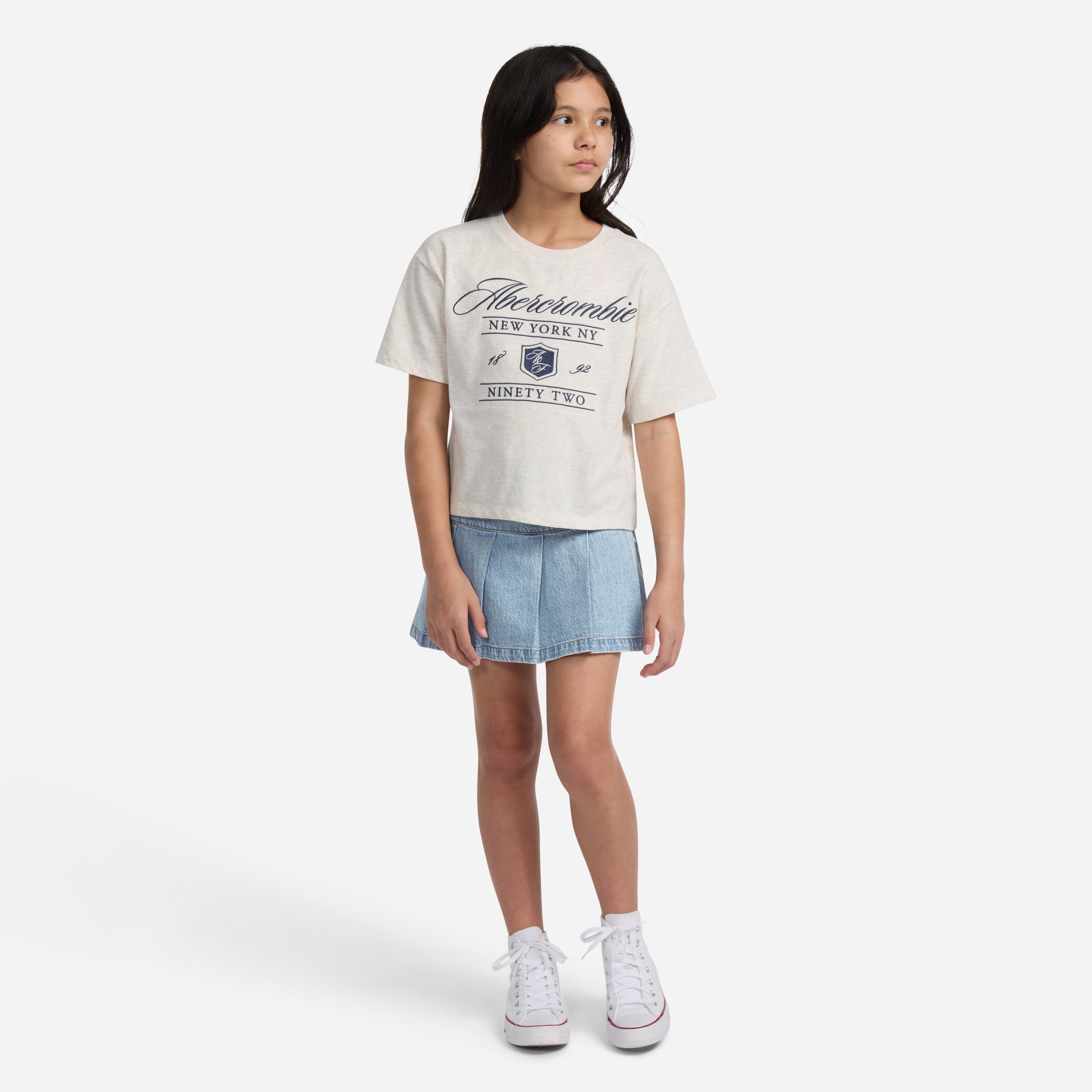 Abercrombie Kids Skort AFG PULL TAB PLEATED SKORT mit elastischem Bund