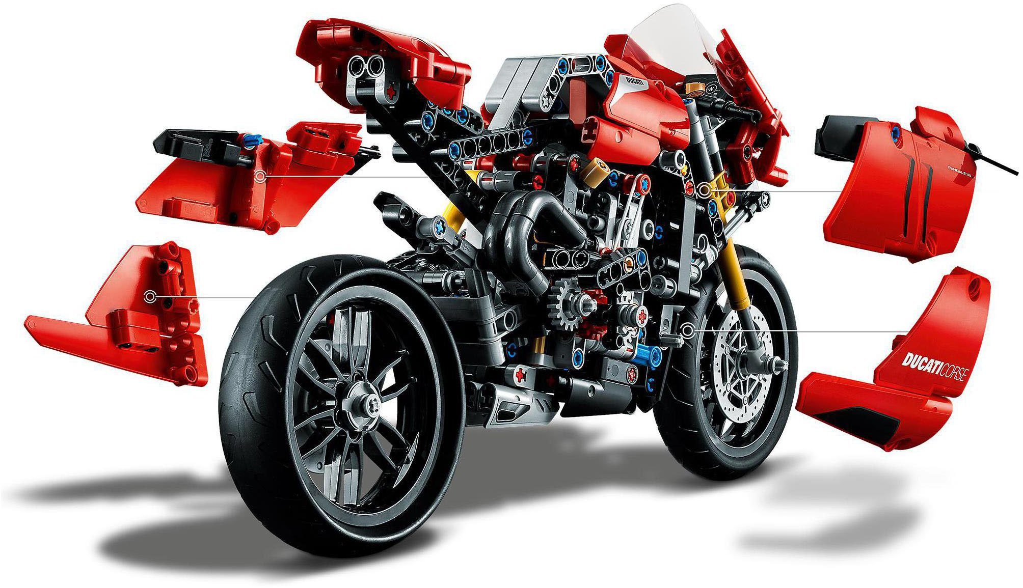 R St), Europe Technic, Konstruktionsspielsteine V4 LEGO® LEGO® (646 Made Panigale Ducati (42107), in