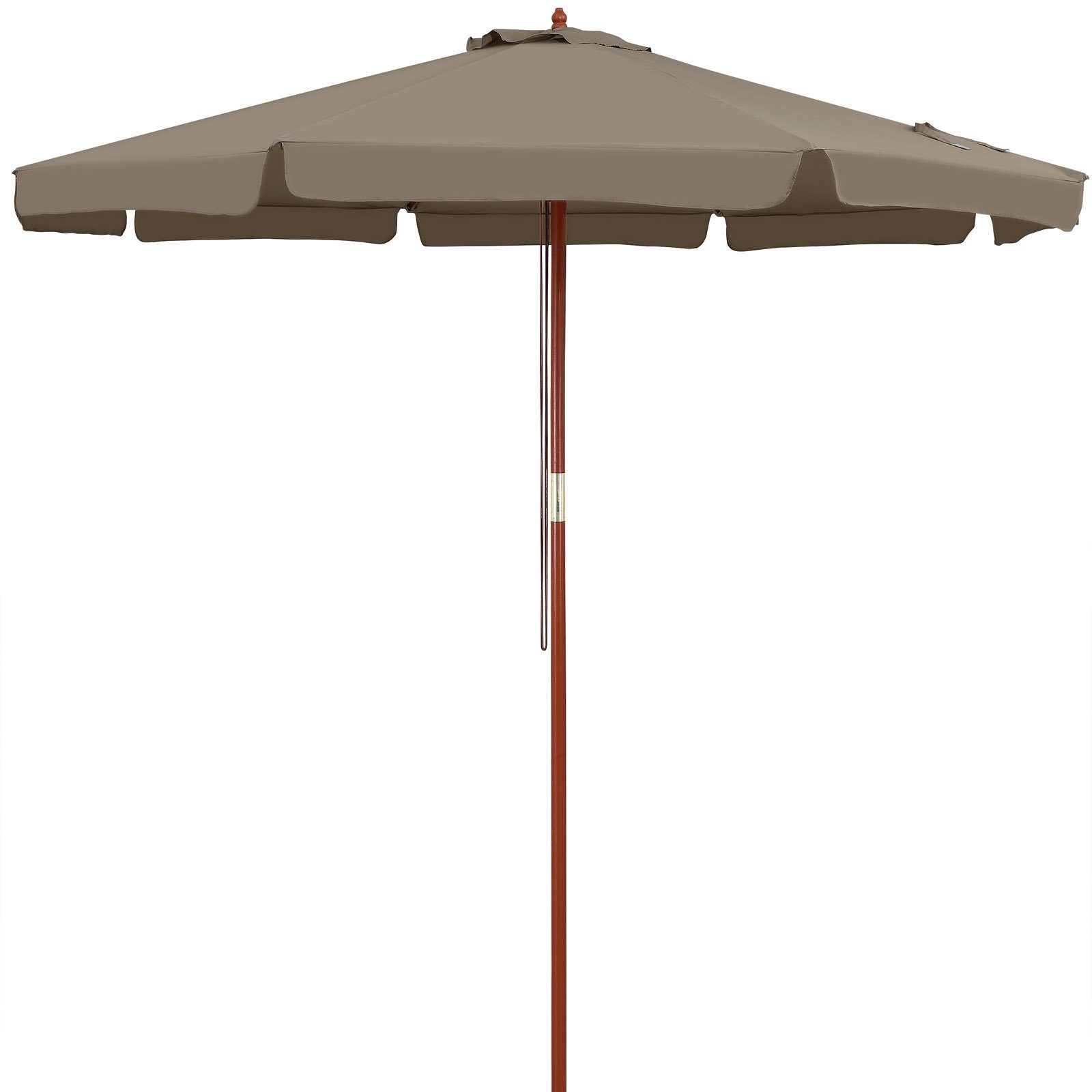 Kingsleeve Sonnenschirm, 330 cm Robuster Mast aus Holz UV Schutz 50+  Wasserabweisend Leichtgängiges Seilzugsystem Windöffnung für stabilen Stand  Marktschirm Gartenschirm Balkonschirm online kaufen | OTTO