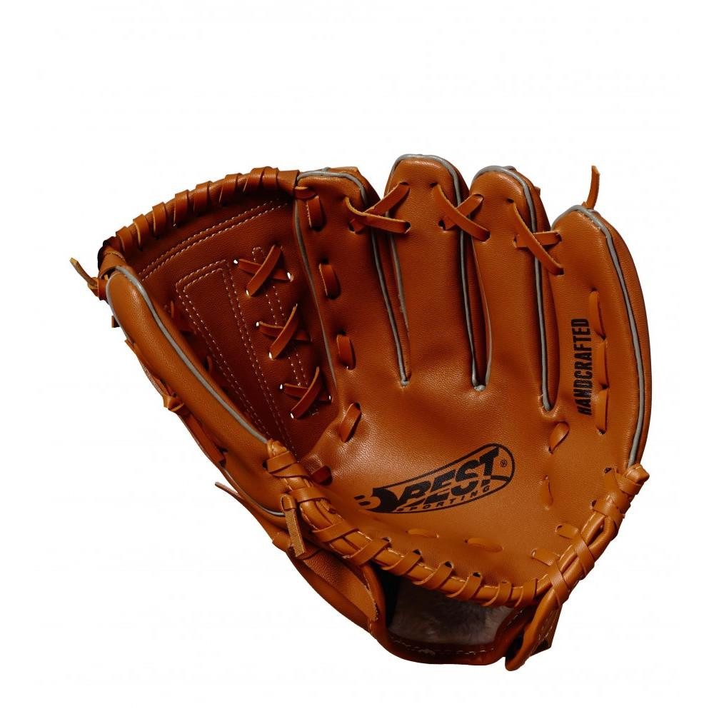 Best Sporting Baseballhandschuh, Herren, 28cm, in Braun mit Lederberiemung