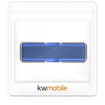 kwmobile Smartphone Fingerhalter mit Ständer - Leder Design - selbstklebend Fingerhalter, (1-tlg)