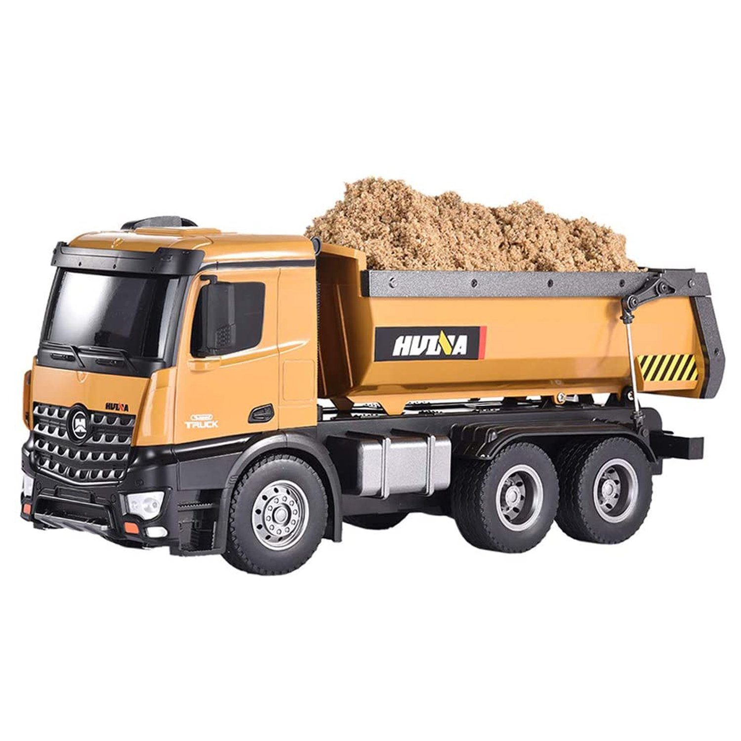 Esun RC-Truck Modell baufahrzeuge Rc Dump Truck 1:14 LKW 10 Kanal Kipplader, 10 Kanäle