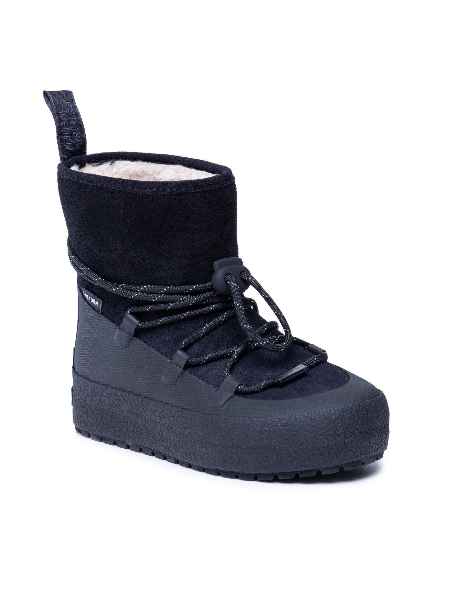 Tretorn Schneeschuhe Aspa Hybrid Jr 800423 Jet Black Schnürschuh