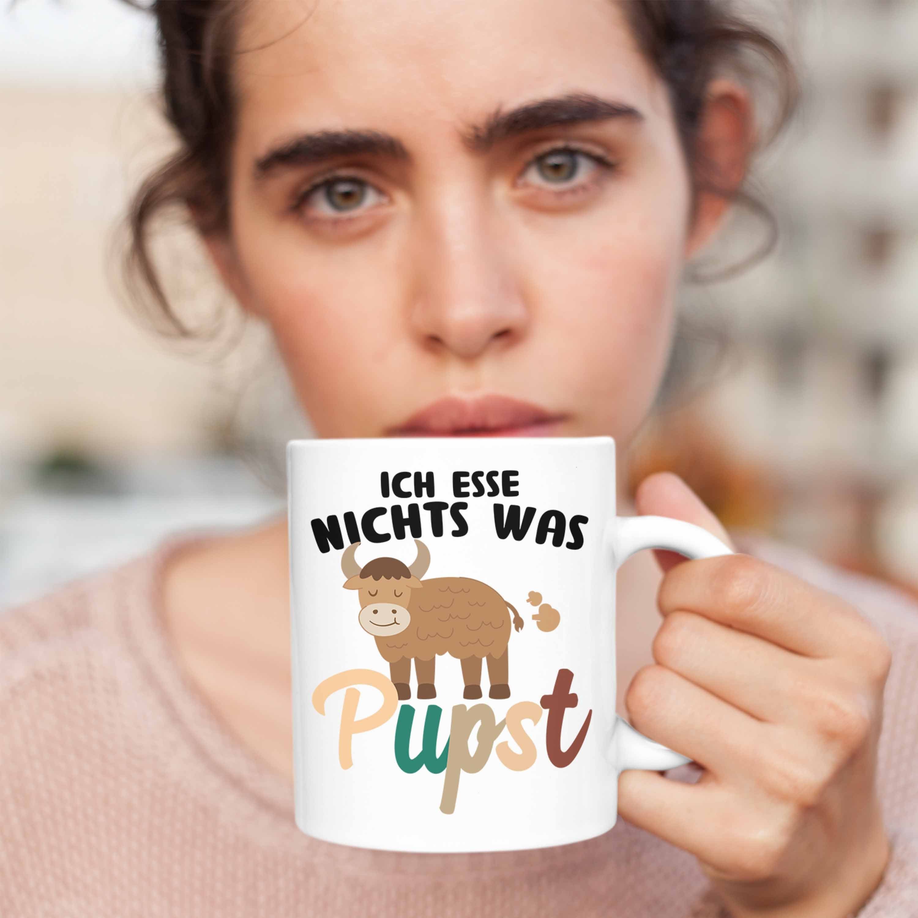 Not Tasse Food Spruch Geschenk - Vegan Trendation Friends Vegane Veganer Trendation Weiss Tasse Geschenkidee Süß Lustiger Spruch Lebensweise