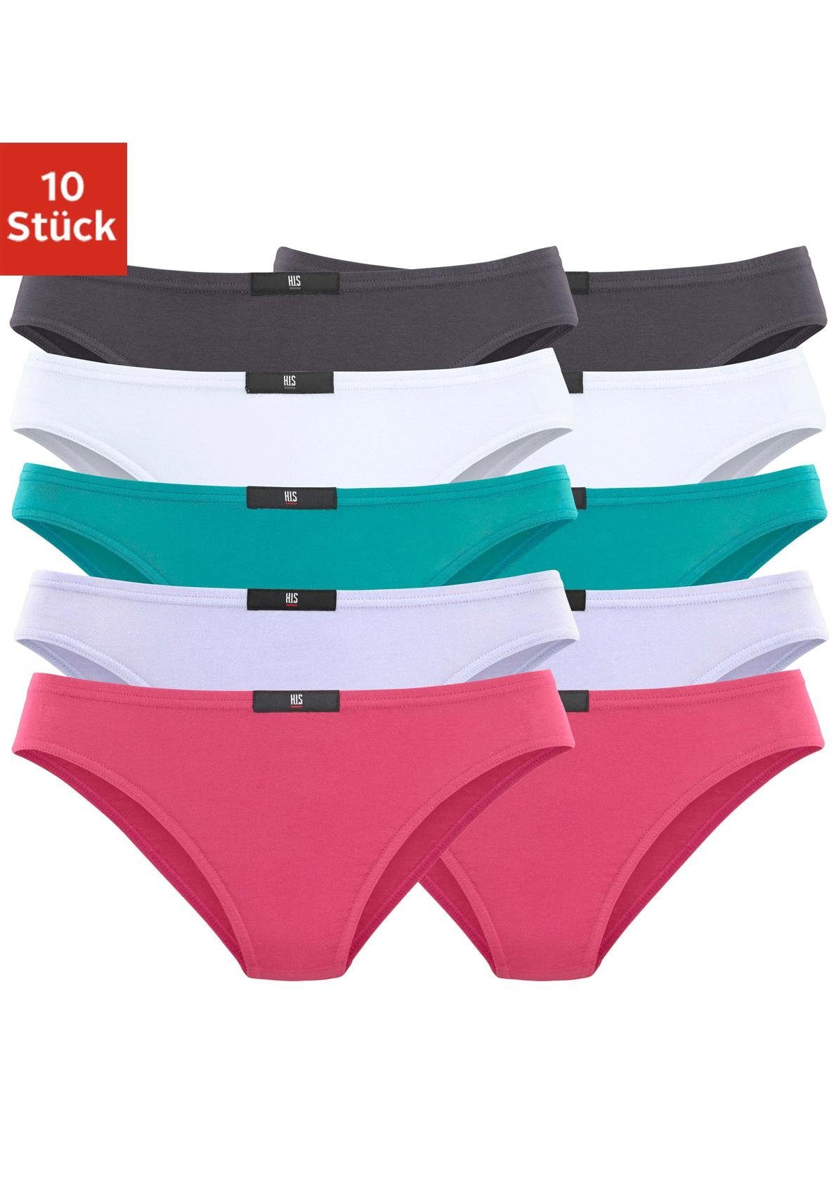 H.I.S Slip (10er-Pack) aus elastischer Baumwoll-Qualität