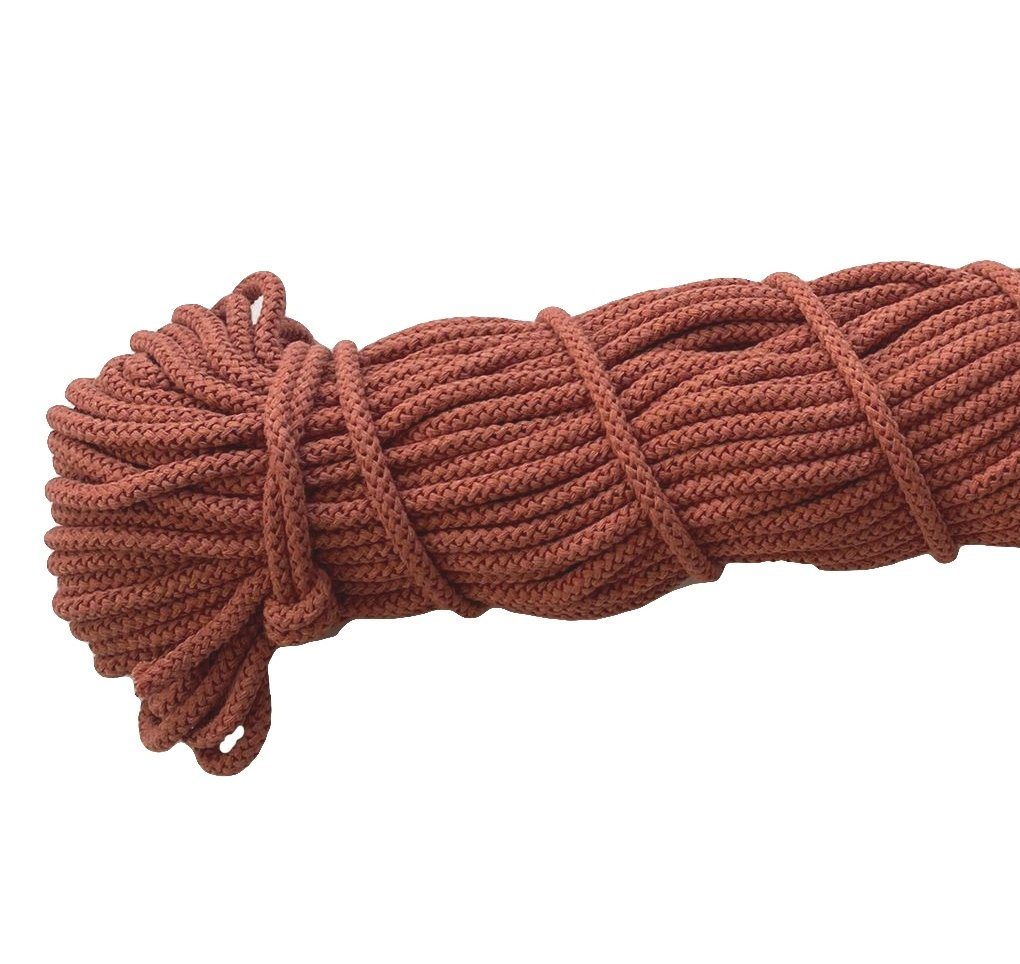 Thumbnail - Mississhop Kordel 100 m / Ø 5 mm / Ø 3 mm Baumwollkordel Seil Kordel 100 % Baumwolle
