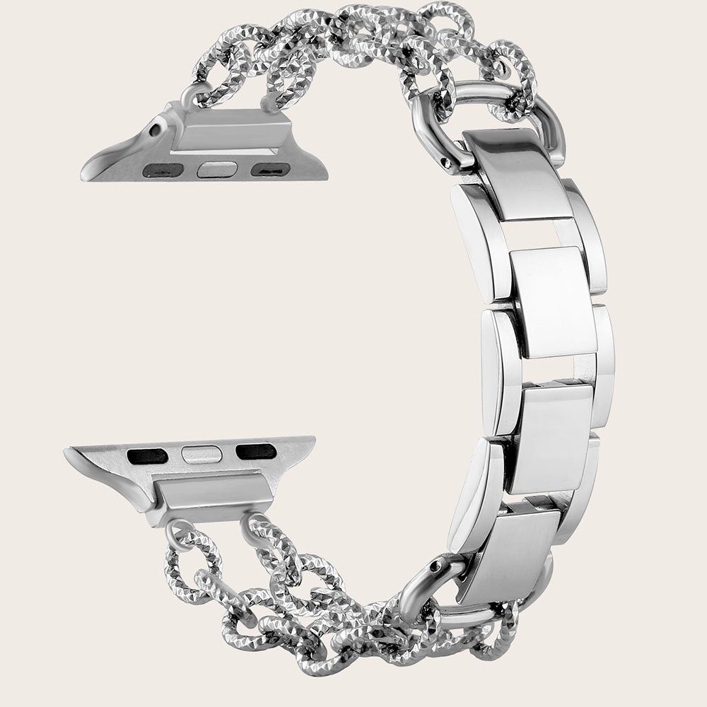 Ersatz Edelstahl Kompatibel Apple FELIXLEO Uhrenarmband 42/44/45/49mm Armband Armband Watch
