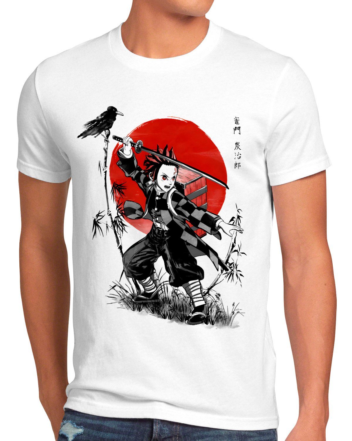 style3 Print-Shirt demon anime japan manga slayer