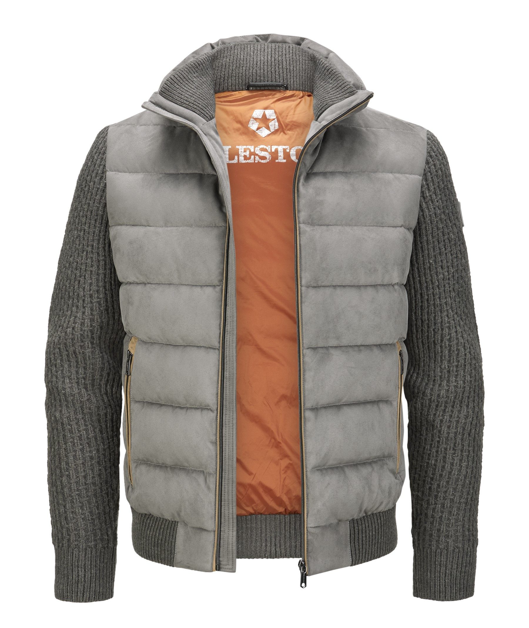 Milestone Hybridjacke MSDean edles Microvelours, atmungsaktiv, wasserabweis günstig online kaufen