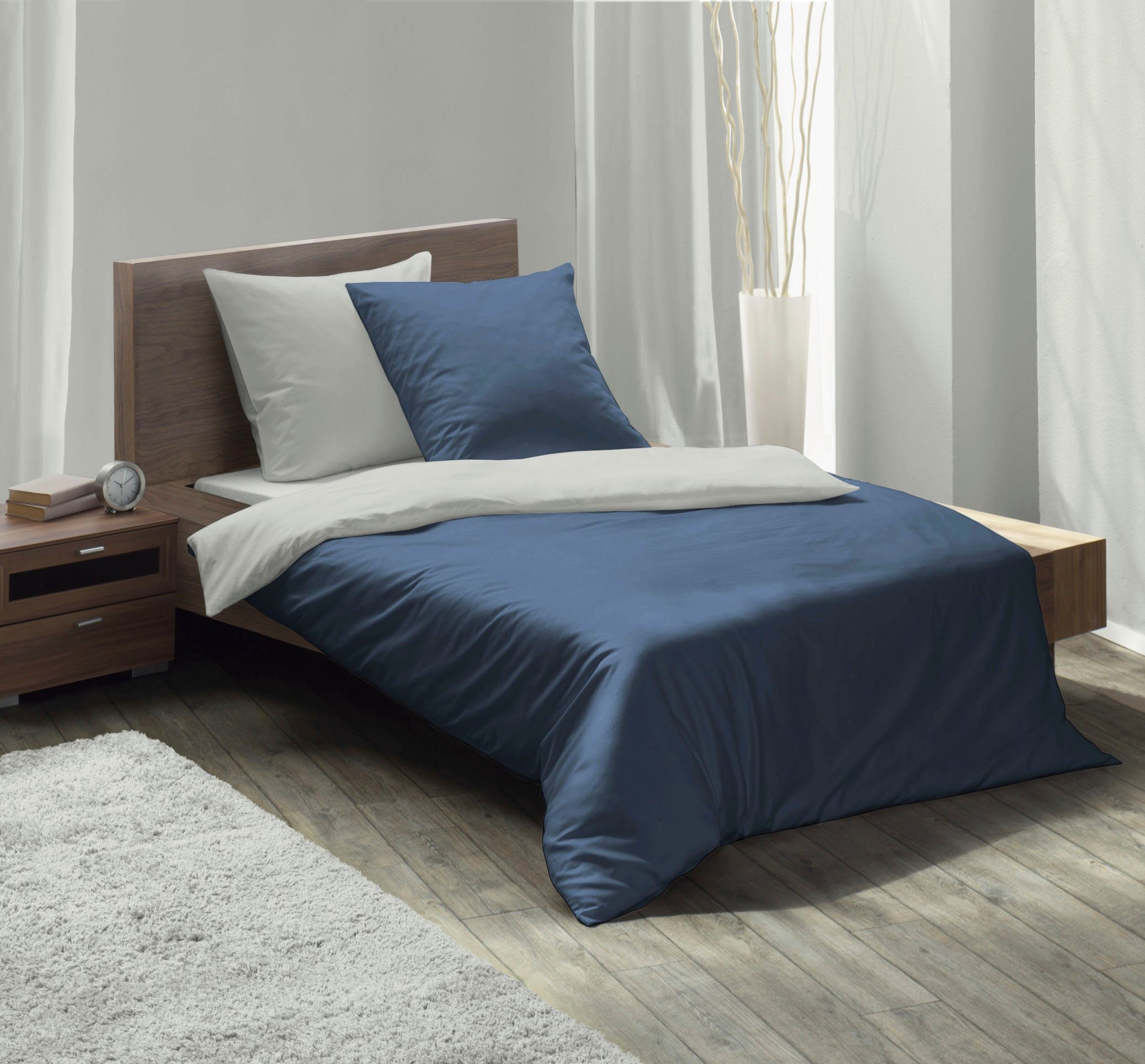 fleuresse Wendebettwäsche Lech W 4158, Flanell, günstig online kaufen