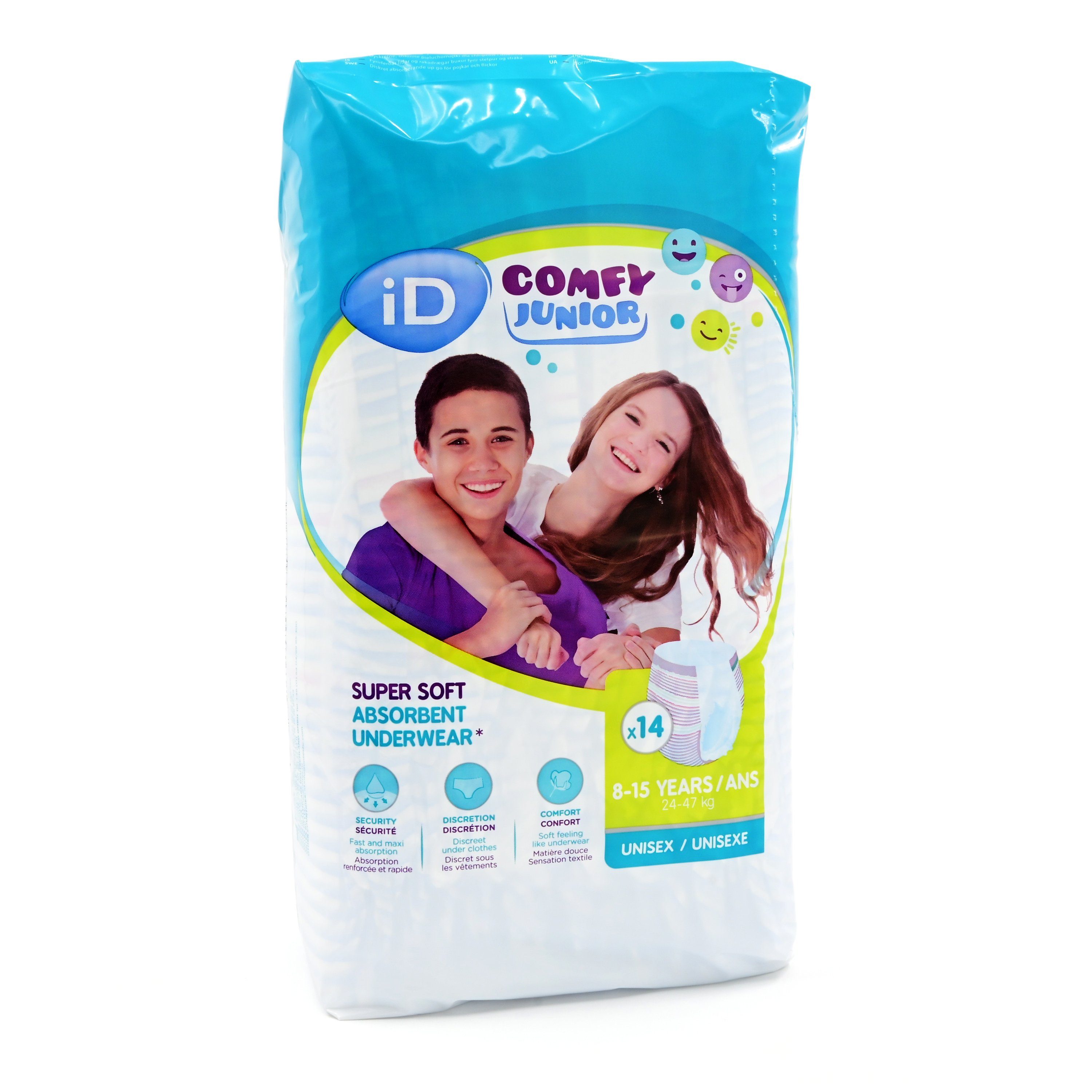 ID Comfy Jahre, 14 St Windeln Comfy Junior ID 8-15 Pants