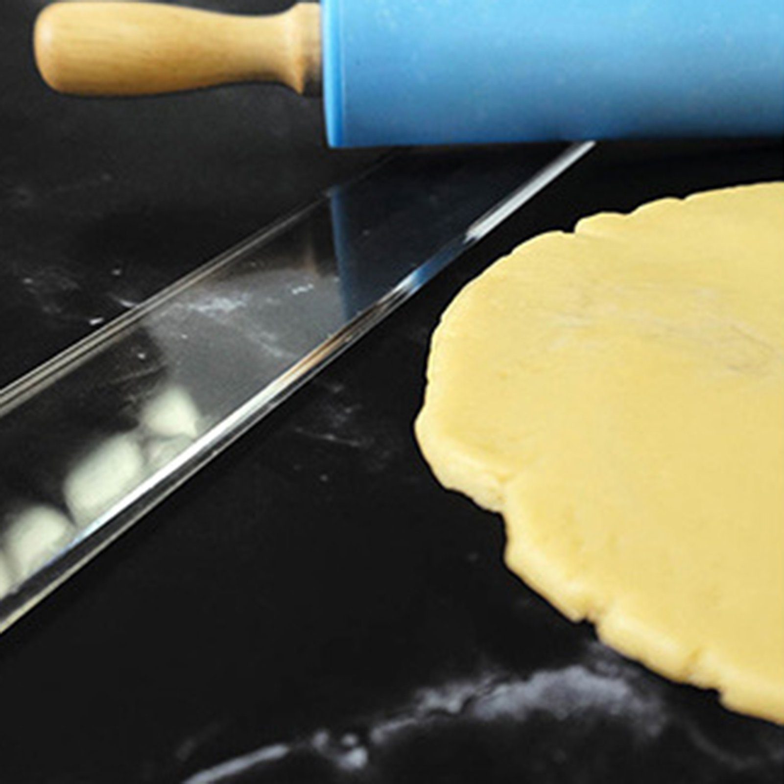 Stück Rollenoberfläche Glättungsartefakt), Werkzeug Wiederverwendbar zum Balance-Lineal, Backen von Sahne Nudelholz Nudelholz 2 Hitzebeständig, Lebensmittelecht (Acryl Rutaqian Kuchen Glätten