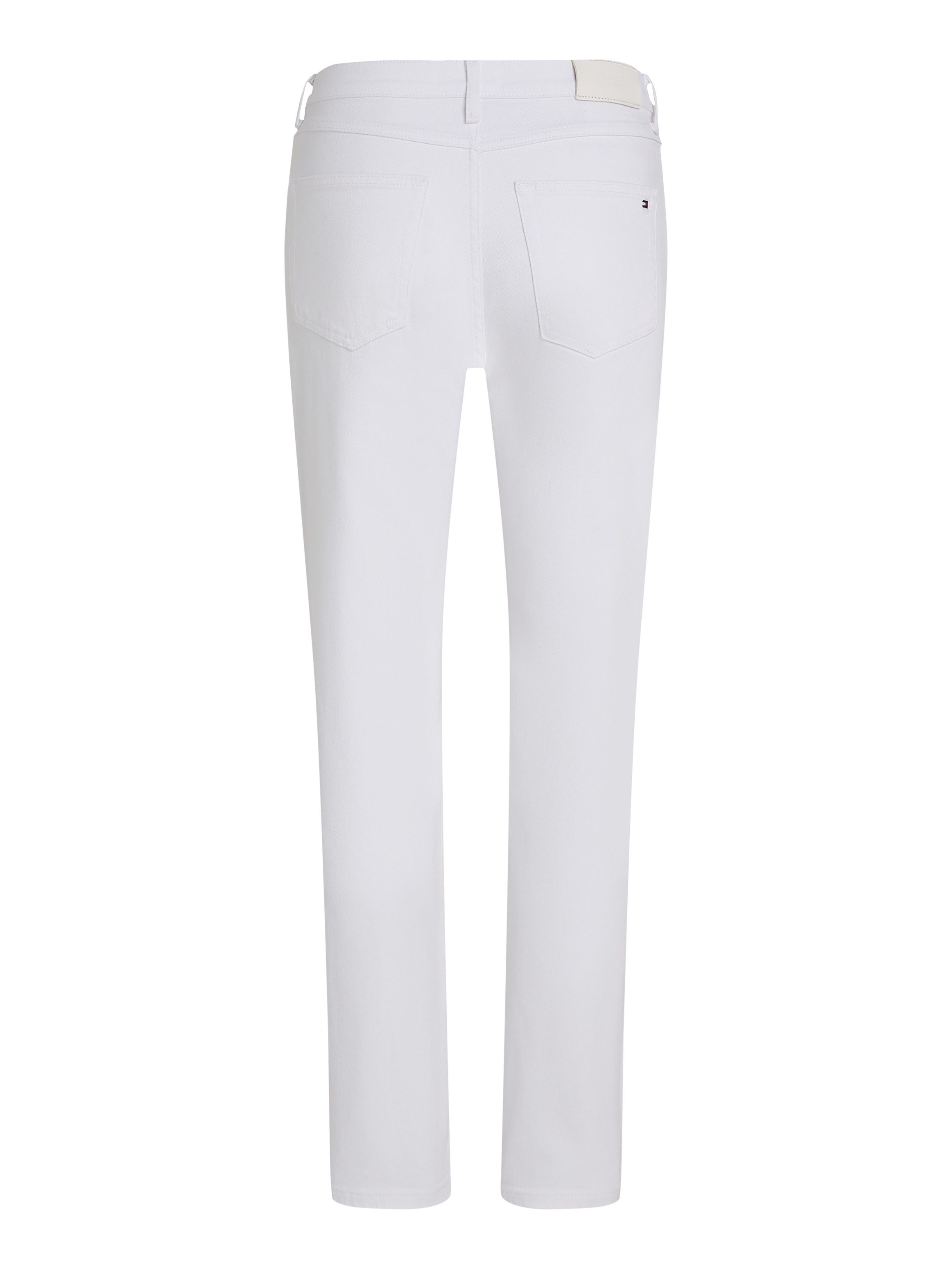 Tommy Hilfiger Straight-Jeans CLASSIC STRAIGHT RW mit Logo-Badge, in Knöchellänge