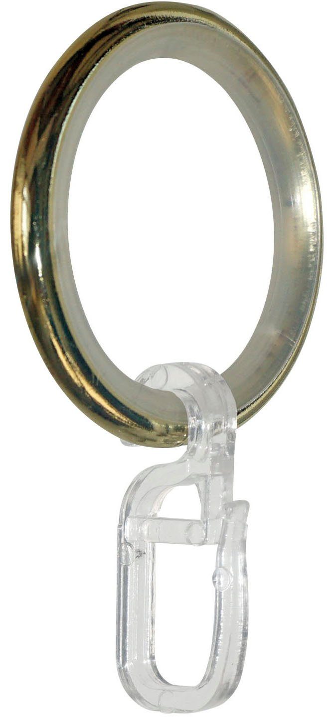 Gardinenring Ring mit Haken, GARESA, (20-St), für Durchmesser bis 20mm, einfache Montage