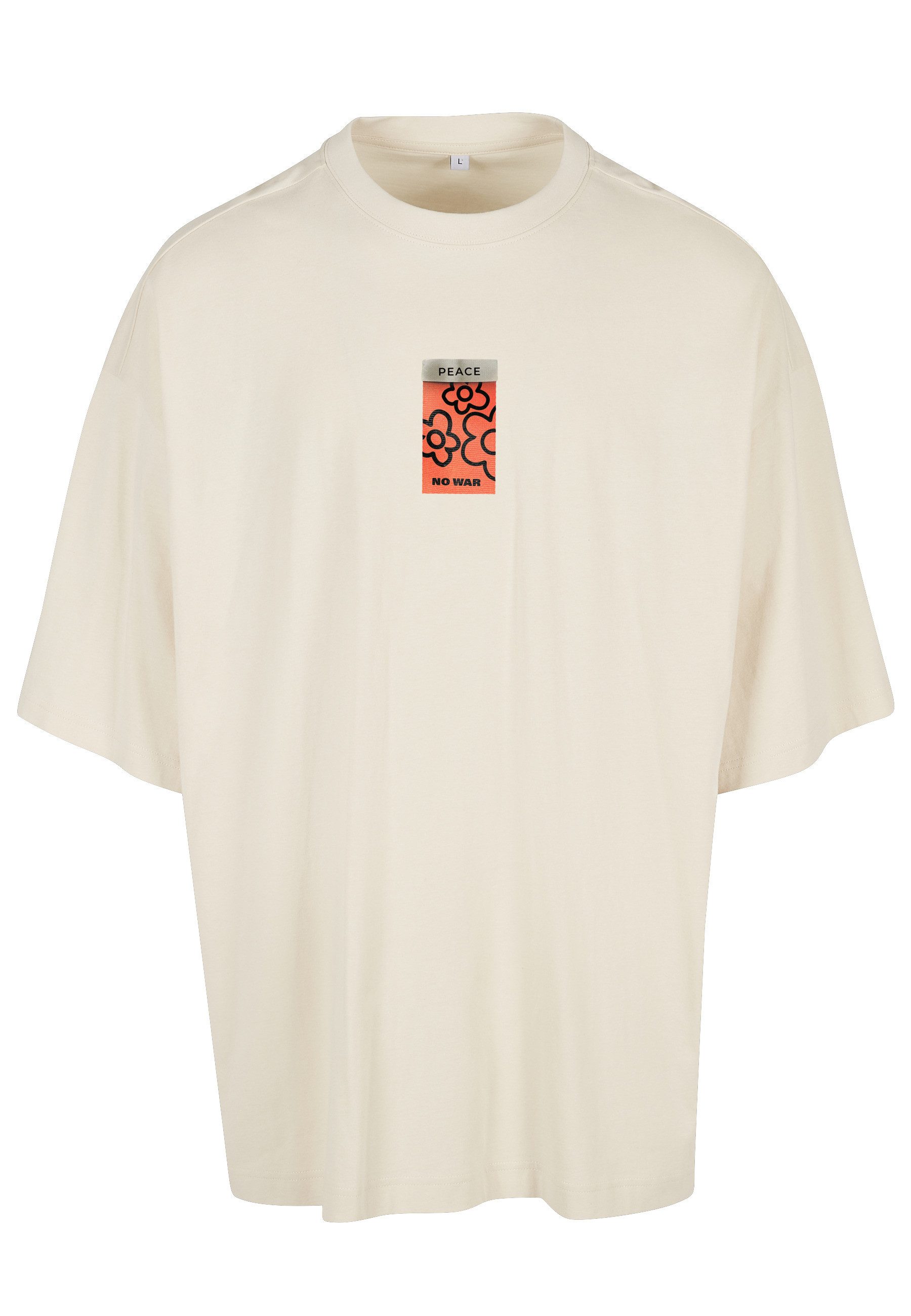 Kurzarmshirt Upscale by Mister Tee Unisex Puffer Peace Huge Tee