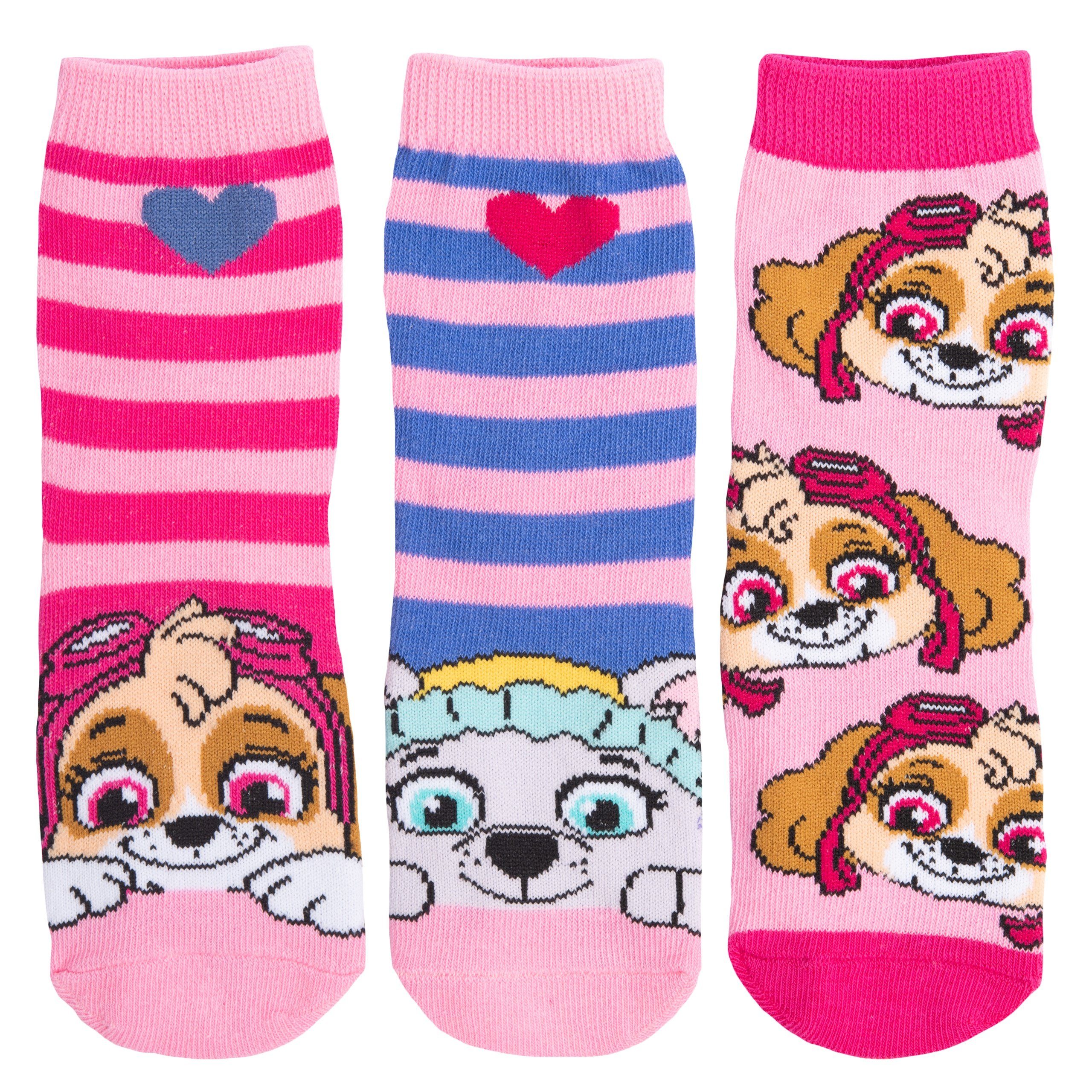 Socken Paw Patrol Socken für Mädchen Bunt (3er Pack)