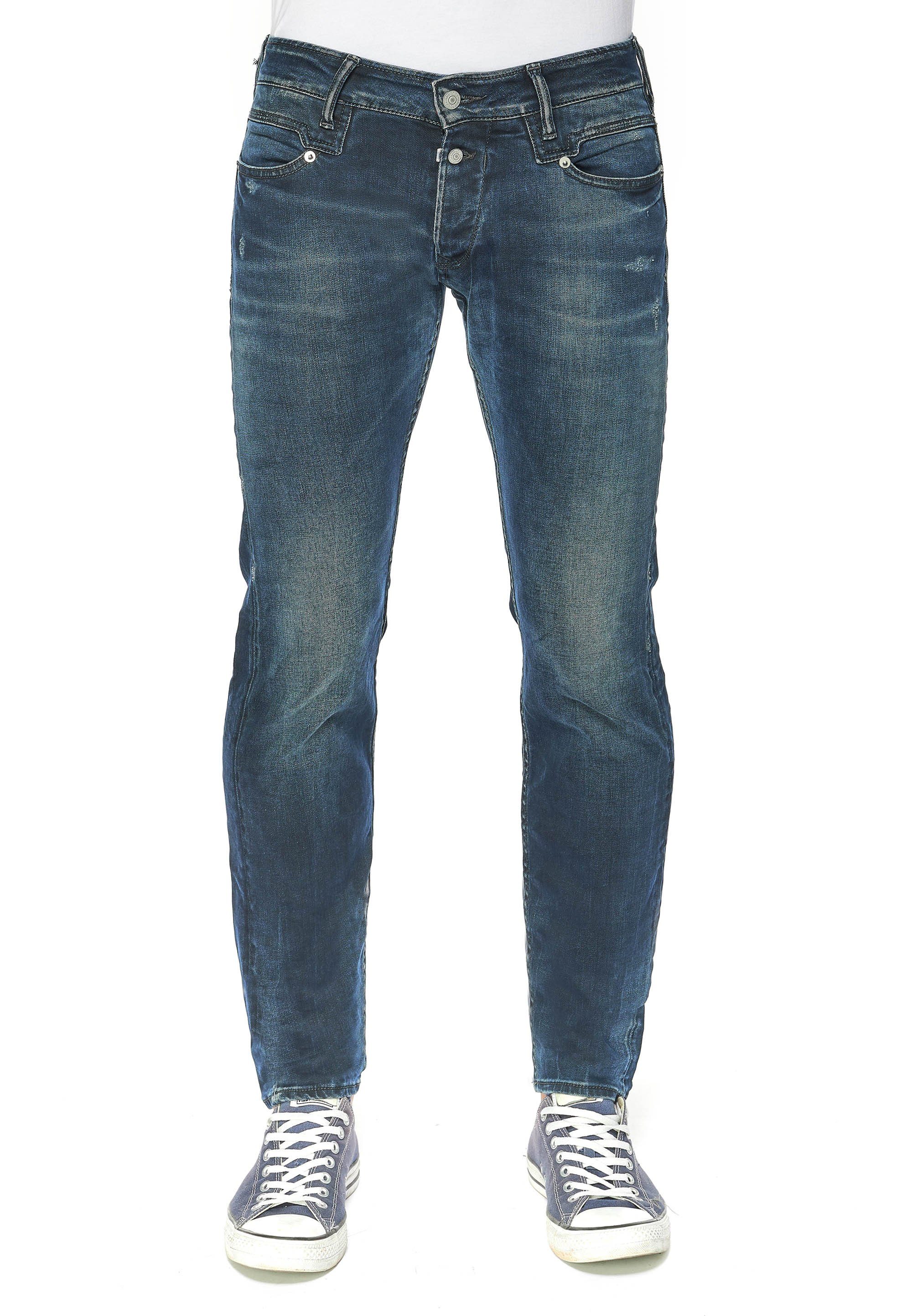 700/11 Cerises Le Des Slim-fit-Jeans mit Temps Used-Waschung