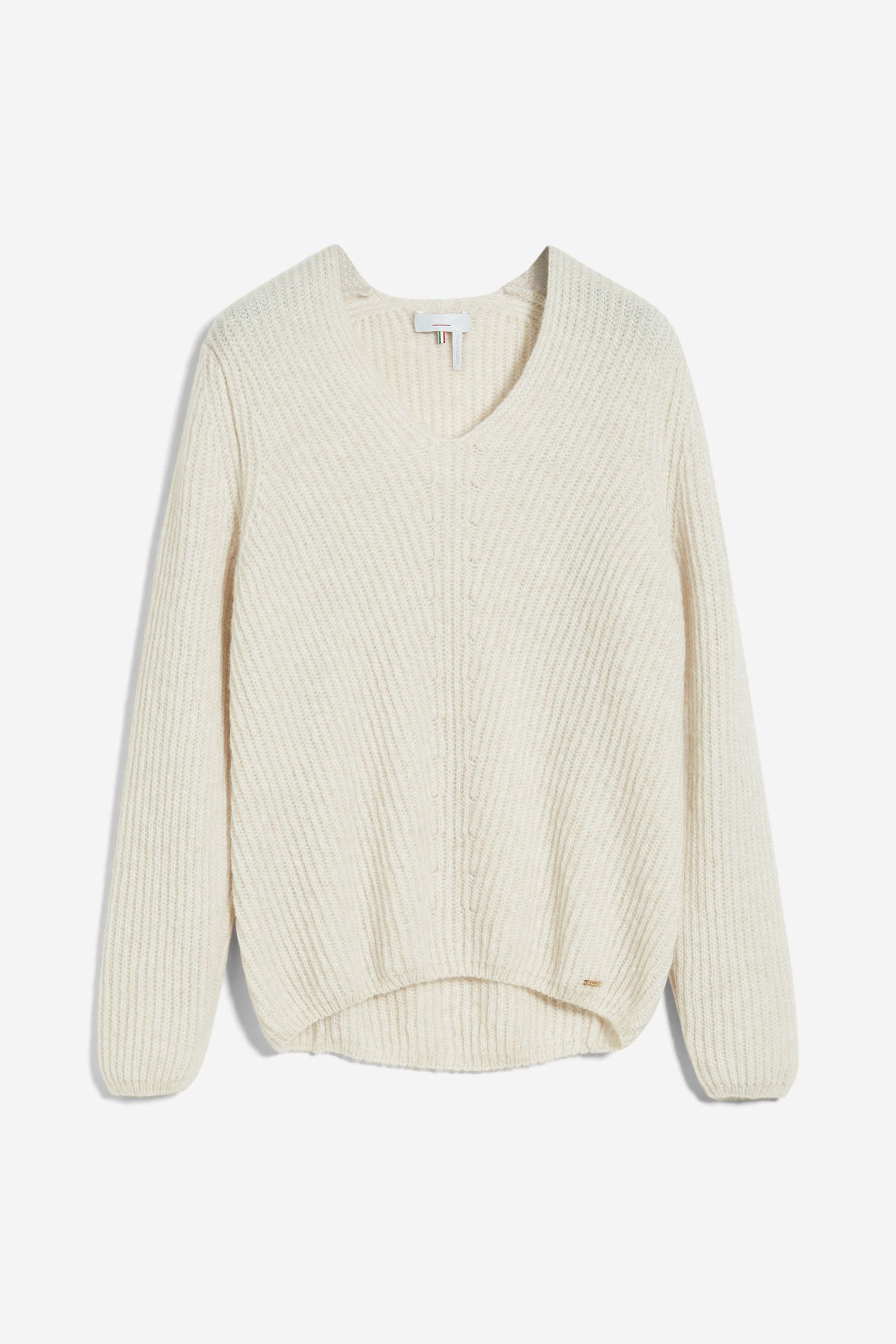 V-Ausschnitt-Pullover