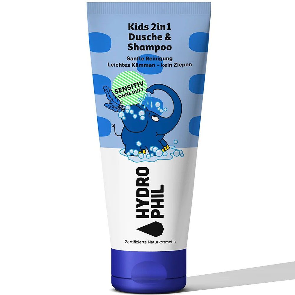 Hydrophil Haarshampoo Kids Dusche Shampoo Elefant, 200 ml