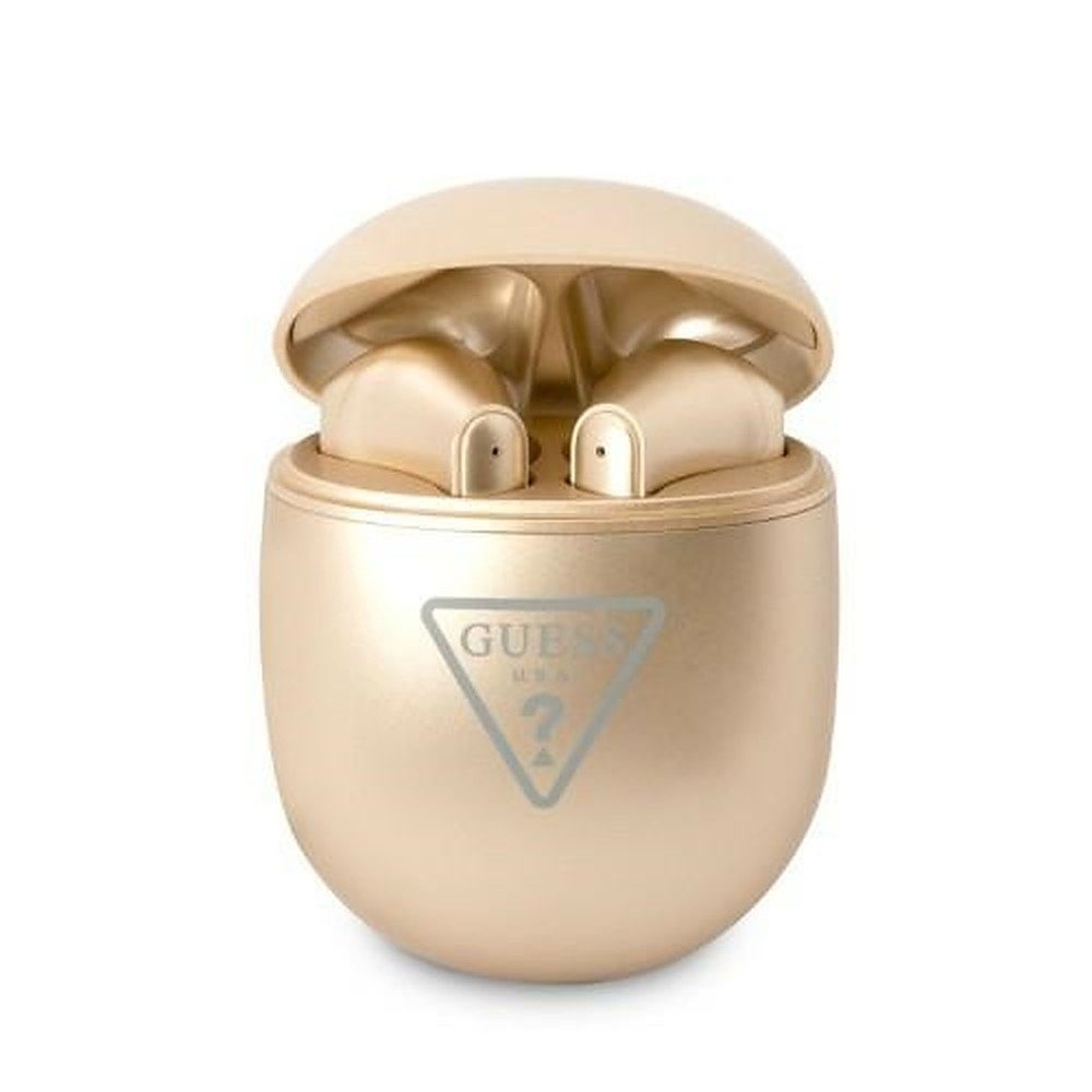 Guess Kopfhörer-Schutzhülle Ohrhörer Ladeetui Kopfhörerbox, Bluetooth 5.0, Ladeetui 270 mAh, 10 m Reichweite