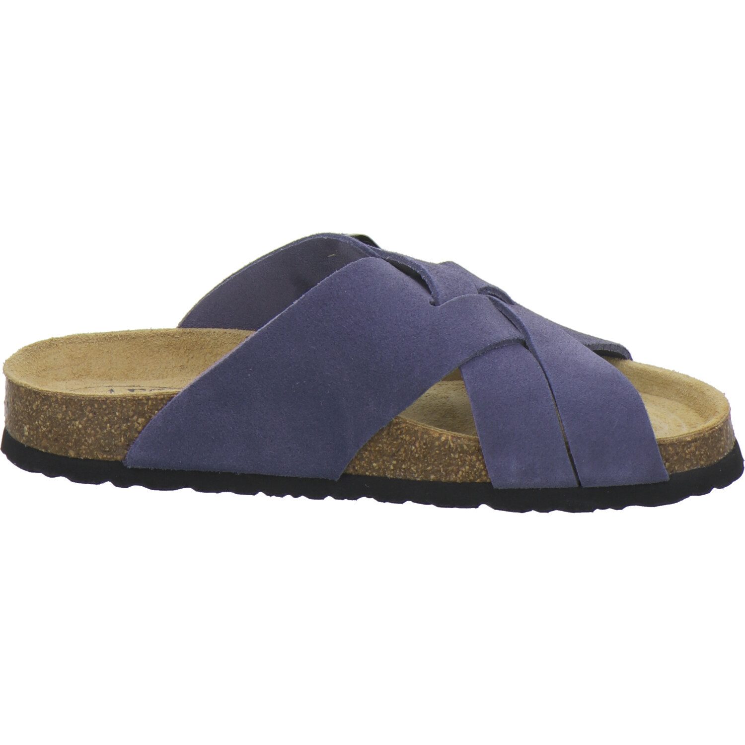 AFS-Schuhe 214153 Kralle Pantolette für Damen mit Fußbett, bequeme Sandalen aus Leder