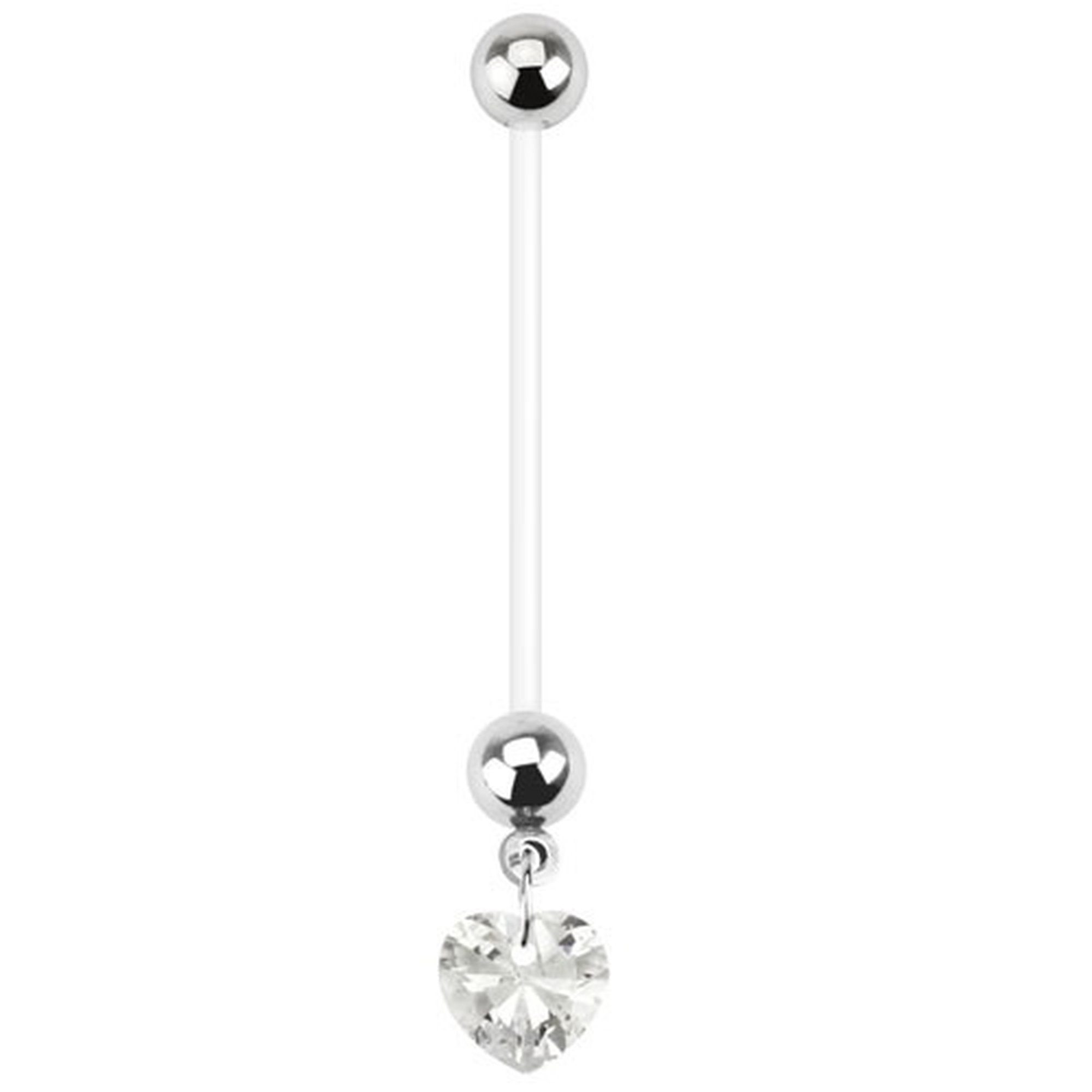 Bauchnabelpiercing Piercing Bioflex Schwangerschaft Herz