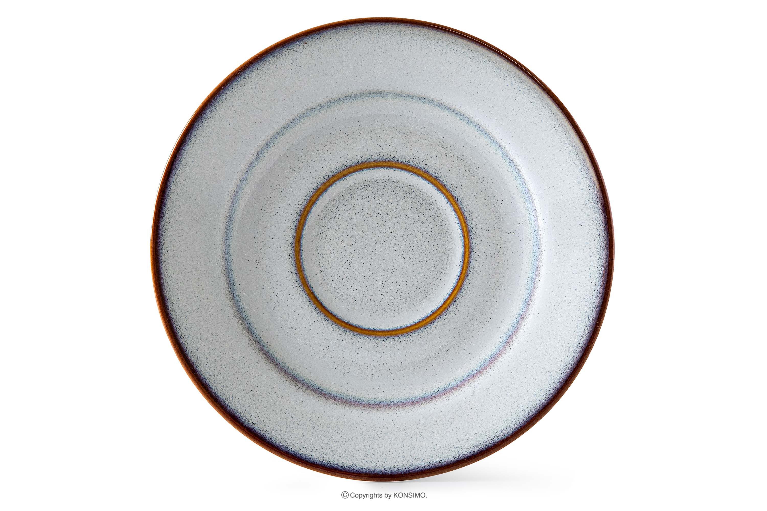 KONSIMO® Kaffeeservice RITZENHOFF & BREKER PORTOFINO Kombiservice, KONSIMO (18-tlg), 6 Personen, Steinzeug, Reaktivglasur, spülmaschinengeeignet, mikrowellengeeignet