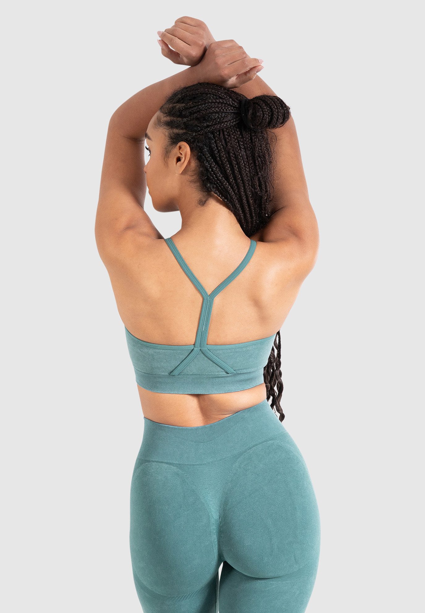 Smilodox Sport-BH Batik Acid Scrunch, Rutschfester Bustier mit Batik Waschu günstig online kaufen