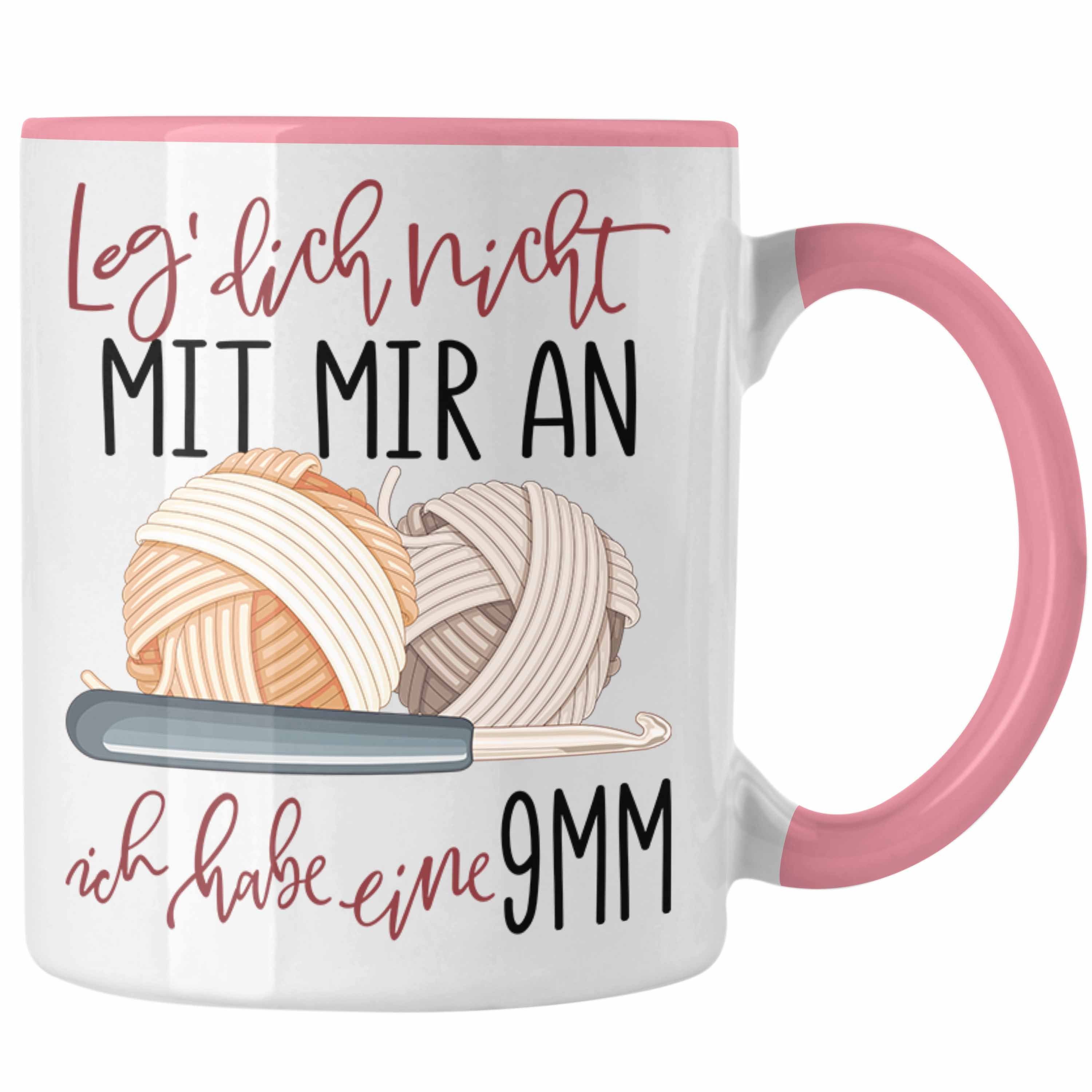 Trendation Tasse Stricken Tasse Geschenk Häckeln Leg Dich Nicht Mit Mir an Ich Habe Ein