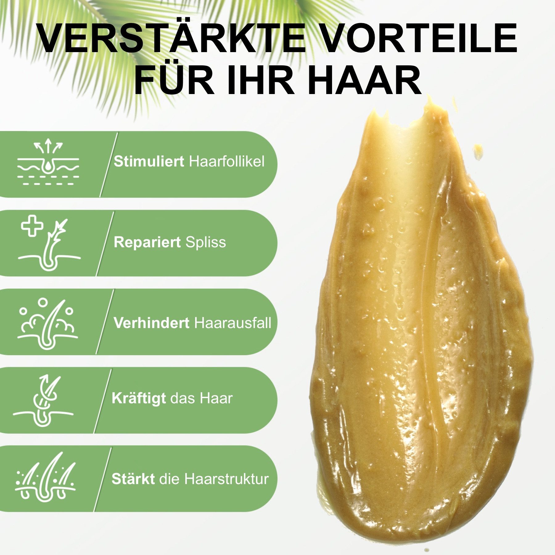 P-Beauty Cosmetic Accessories Haaröl Batana Öl für Haare Haarwachstum Gesicht Haut Nägel Vegan 120g, 1-tlg., 100% natürliche Inhaltsstoffe, Alkoholfrei, Ammoniakfrei
