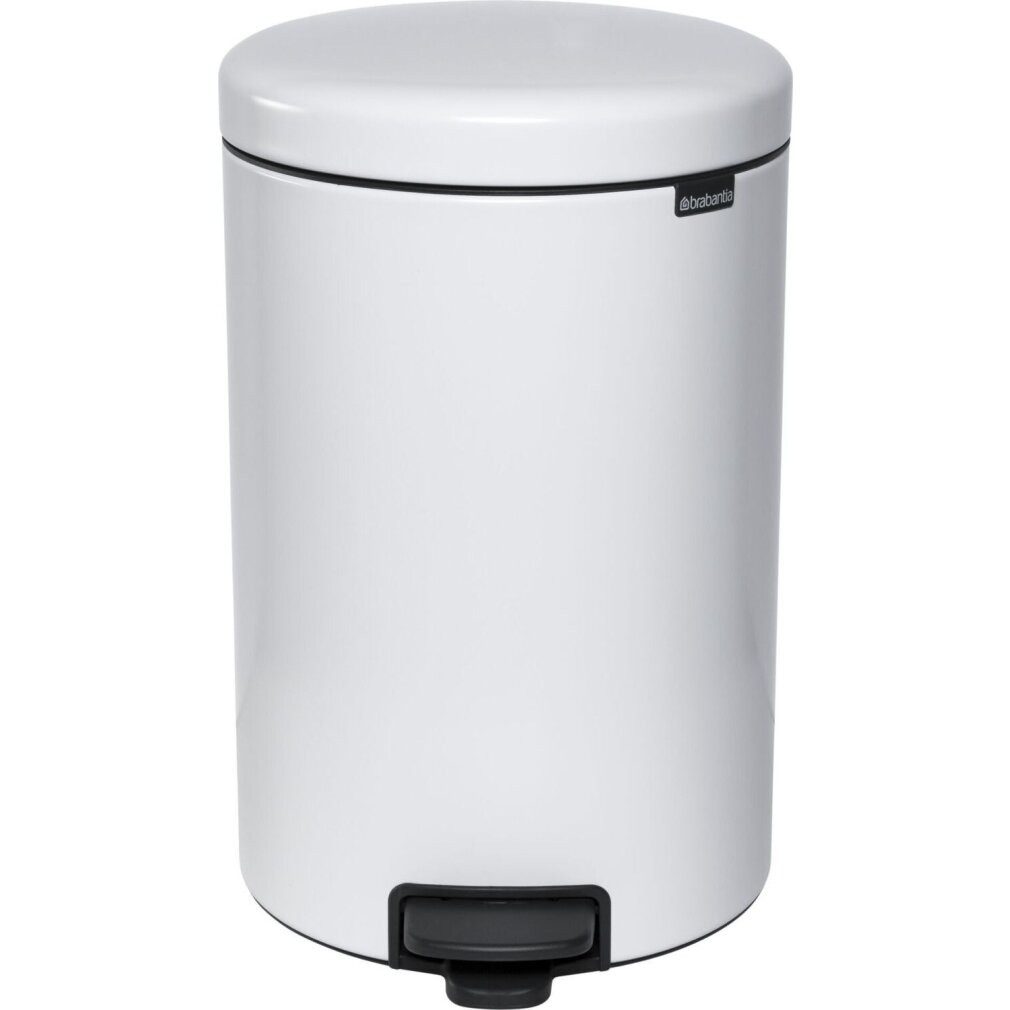 Brabantia Mülltrennsystem Treteimer Newicon 20,0 L weiss
