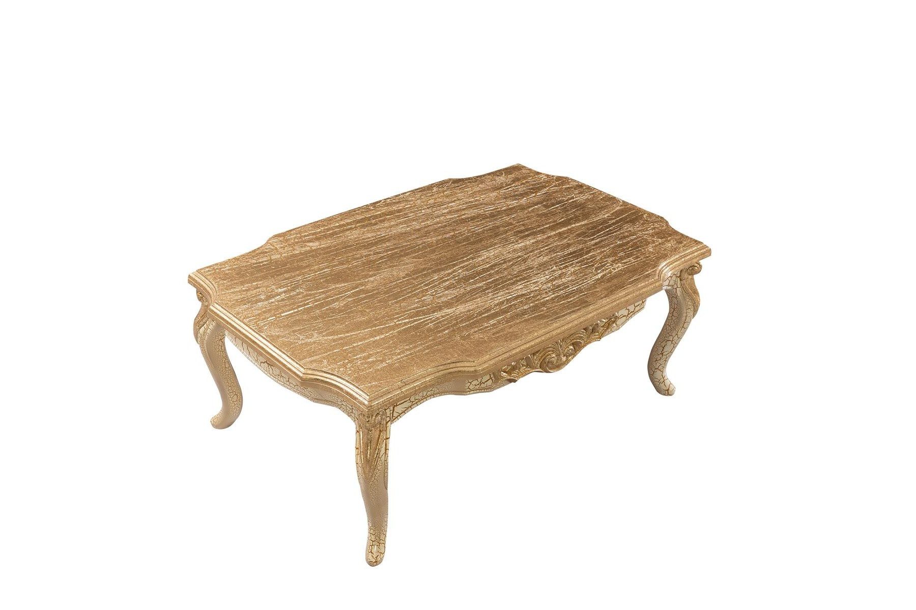 Xlmoebel Couchtisch Königlicher Barock Tisch 120x80 im Rokoko-Stil, Made in Europa