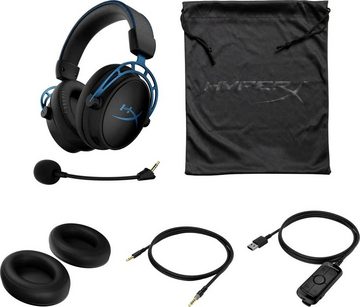 HyperX Cloud Alpha S Gaming-Headset (Mikrofon abnehmbar, Noise-Cancelling)